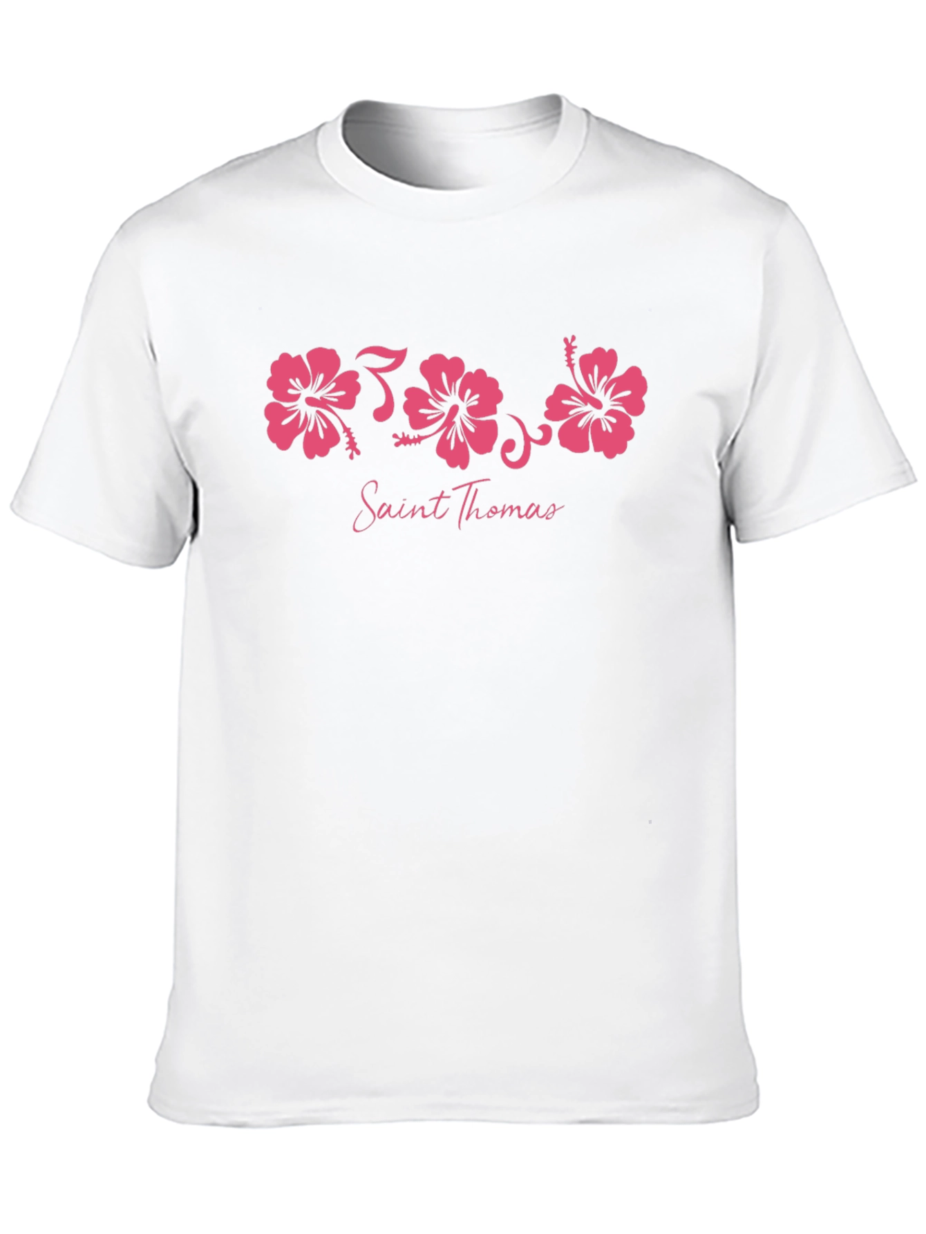 Saint Thomas Hibiscus Graphic Tee