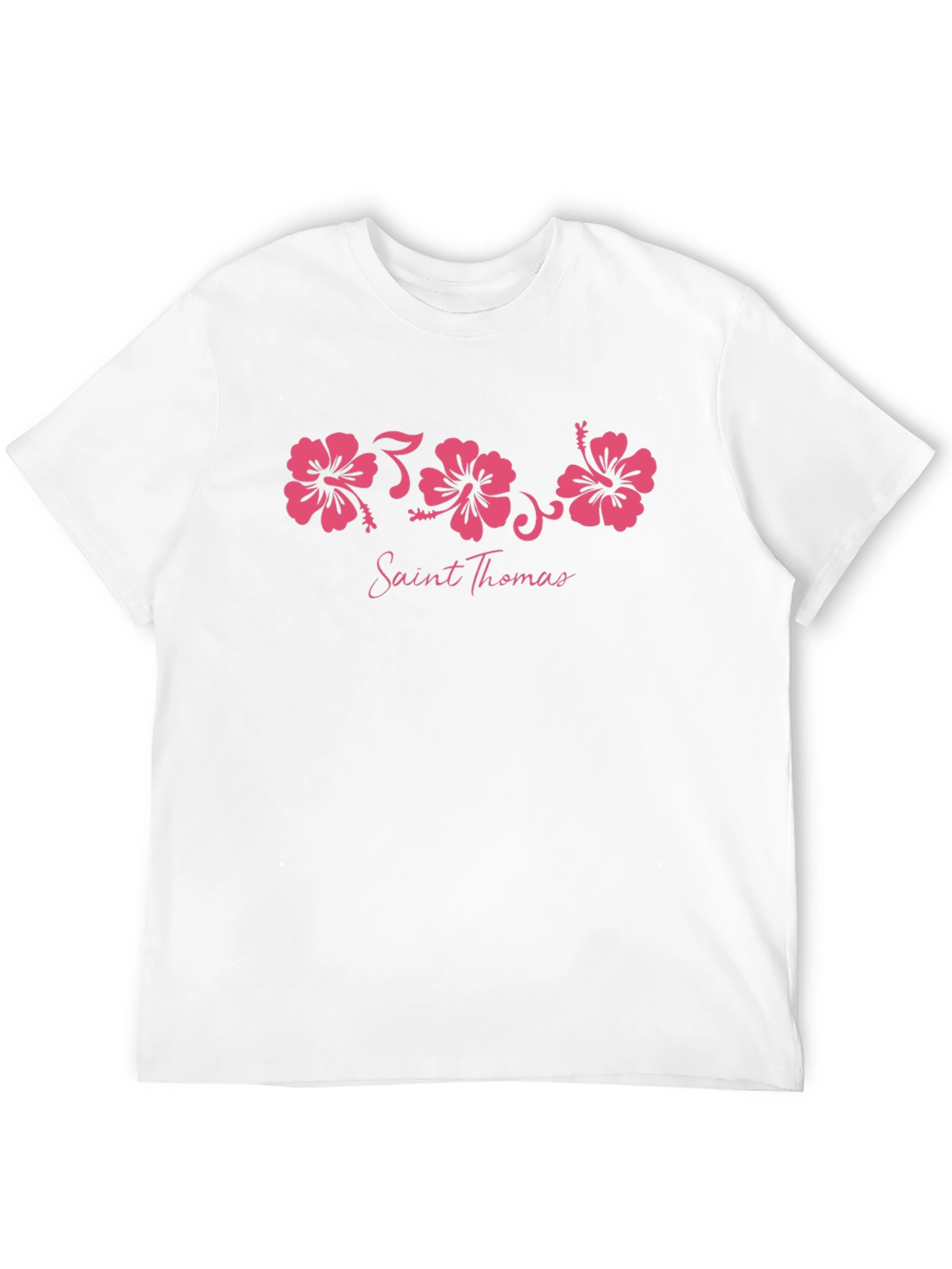 Saint Thomas Hibiscus Graphic Tee