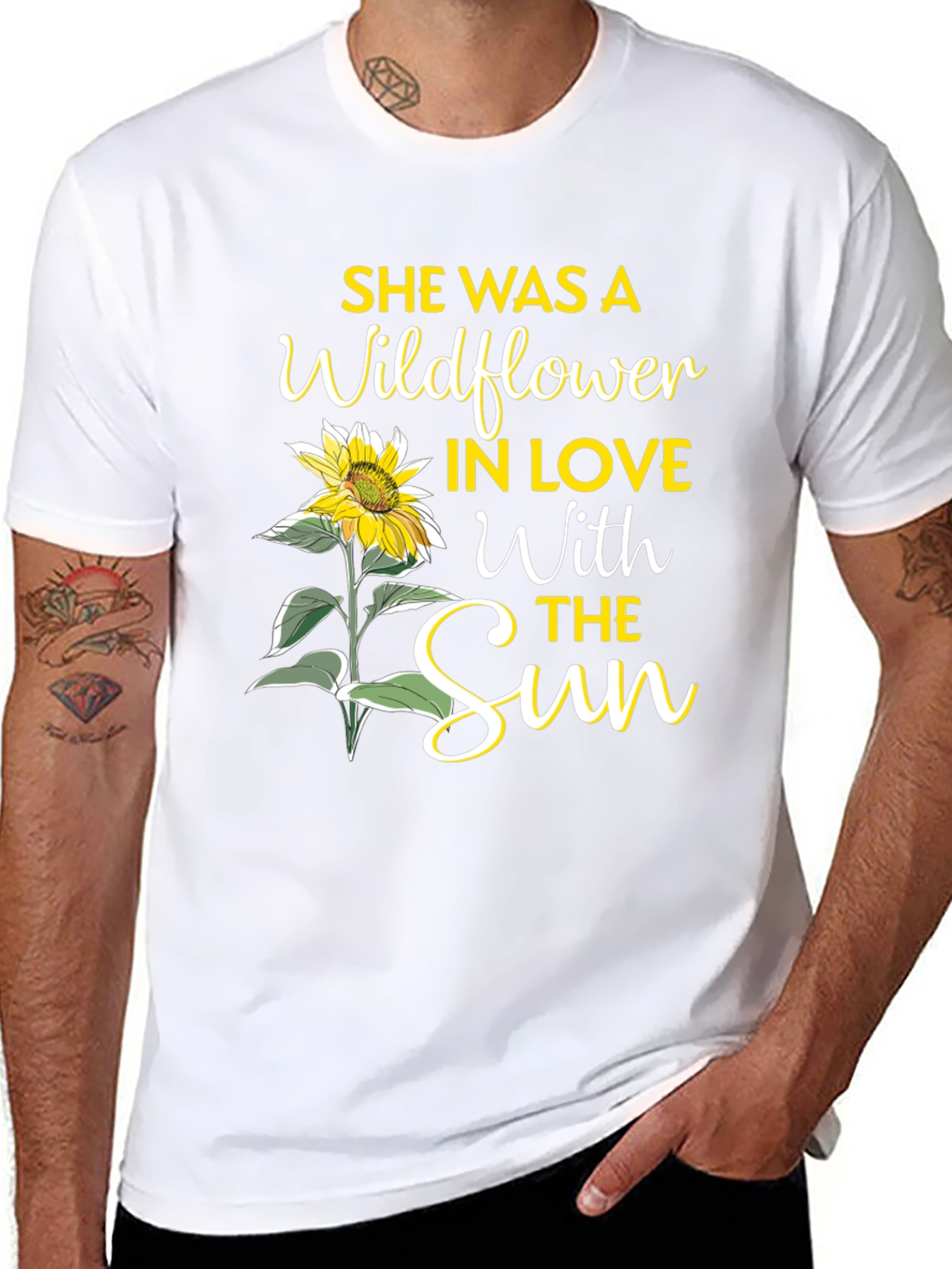 Wildflower in Love with the Sun Graphic Tee