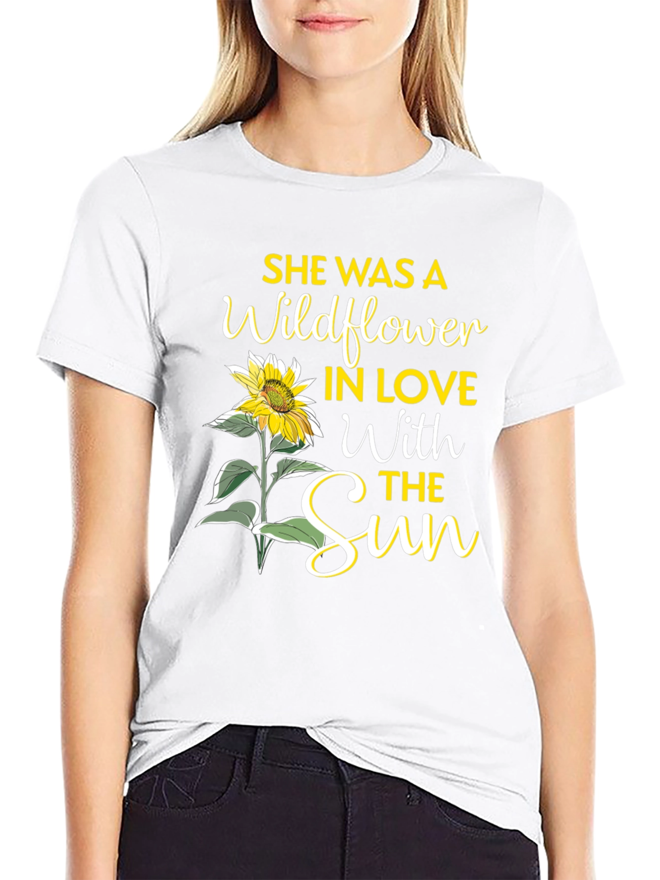 Wildflower in Love with the Sun Graphic Tee