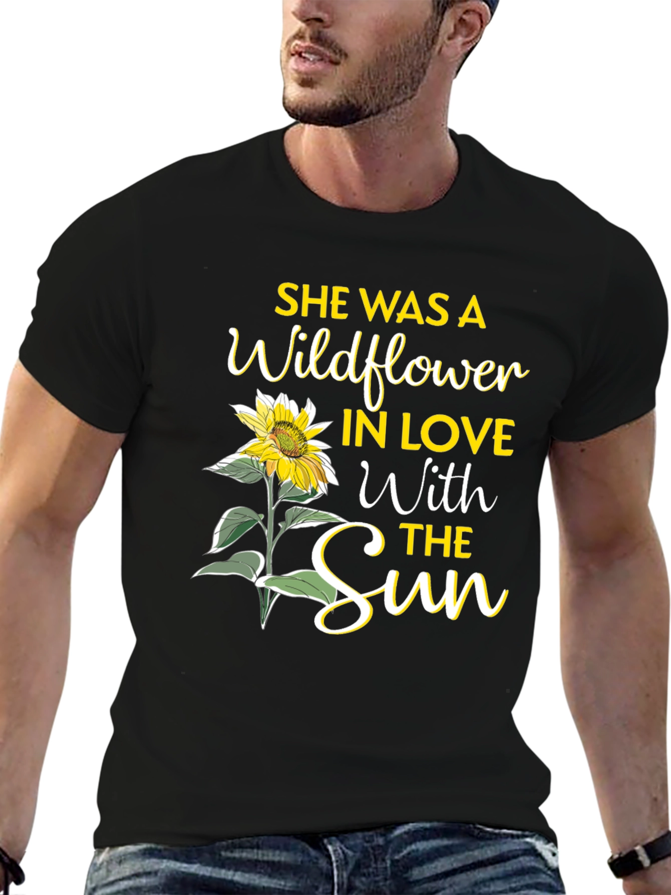 Wildflower in Love with the Sun Graphic Tee