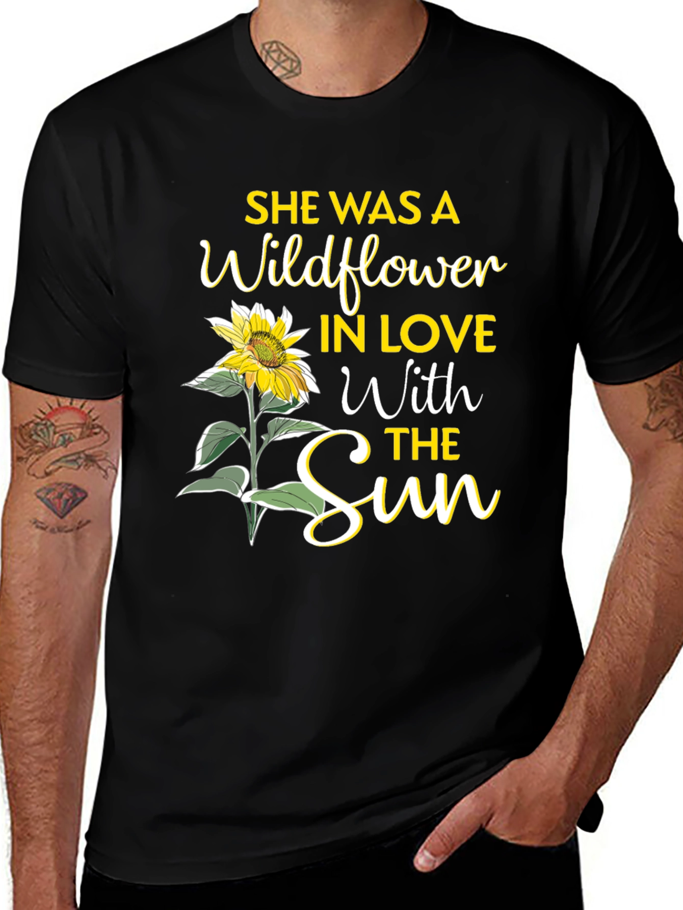 Wildflower in Love with the Sun Graphic Tee