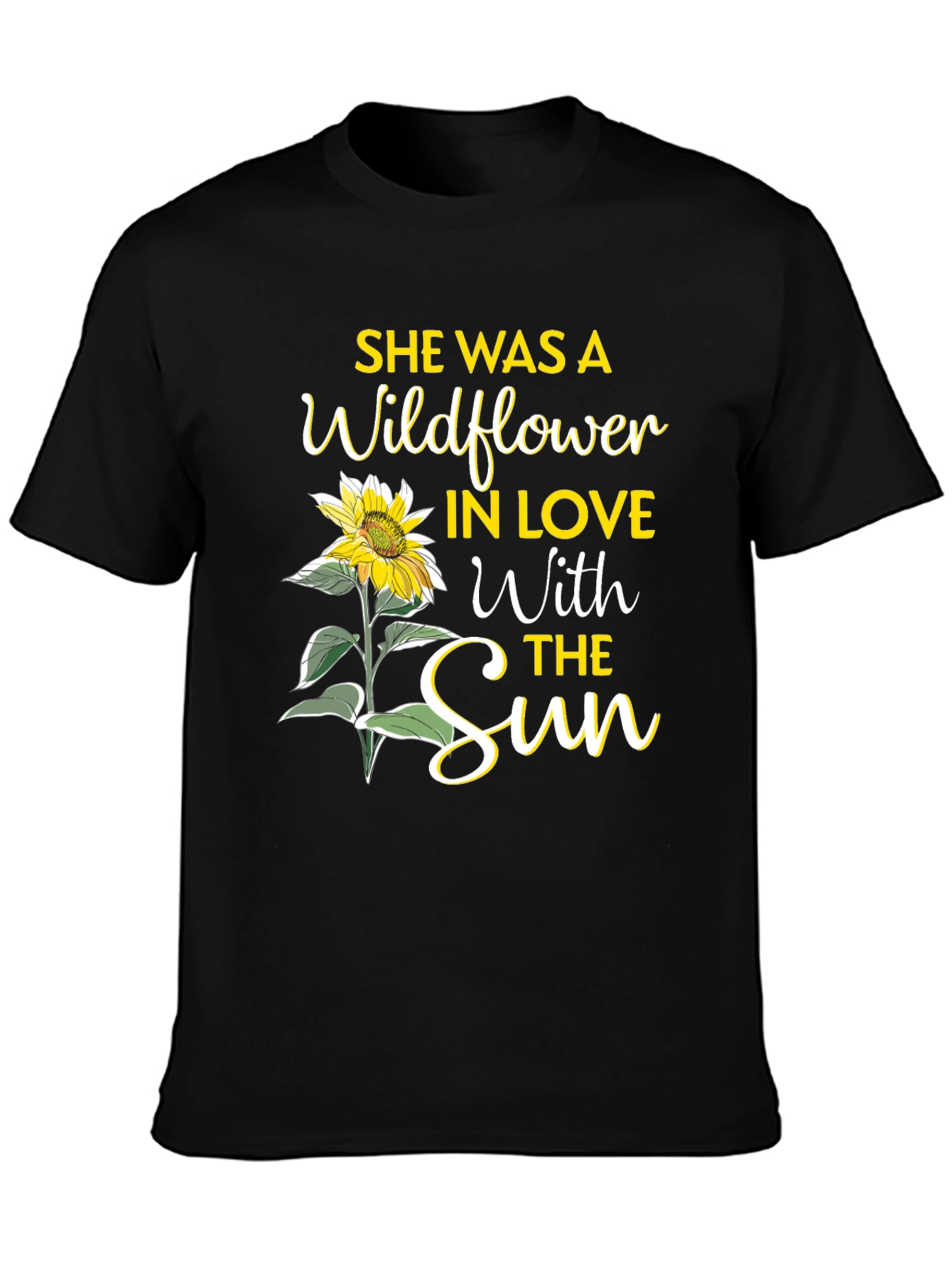Wildflower in Love with the Sun Graphic Tee