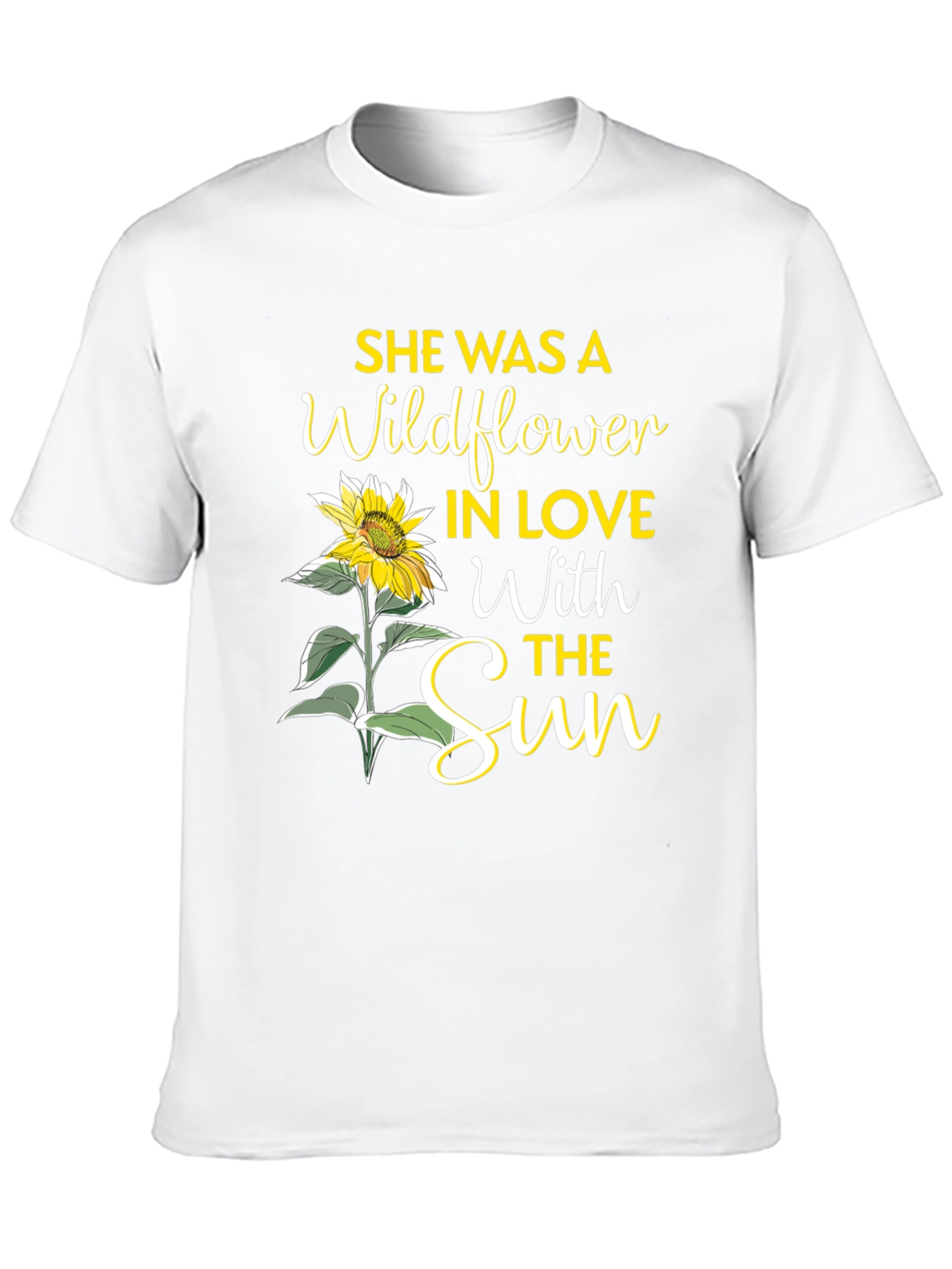 Wildflower in Love with the Sun Graphic Tee