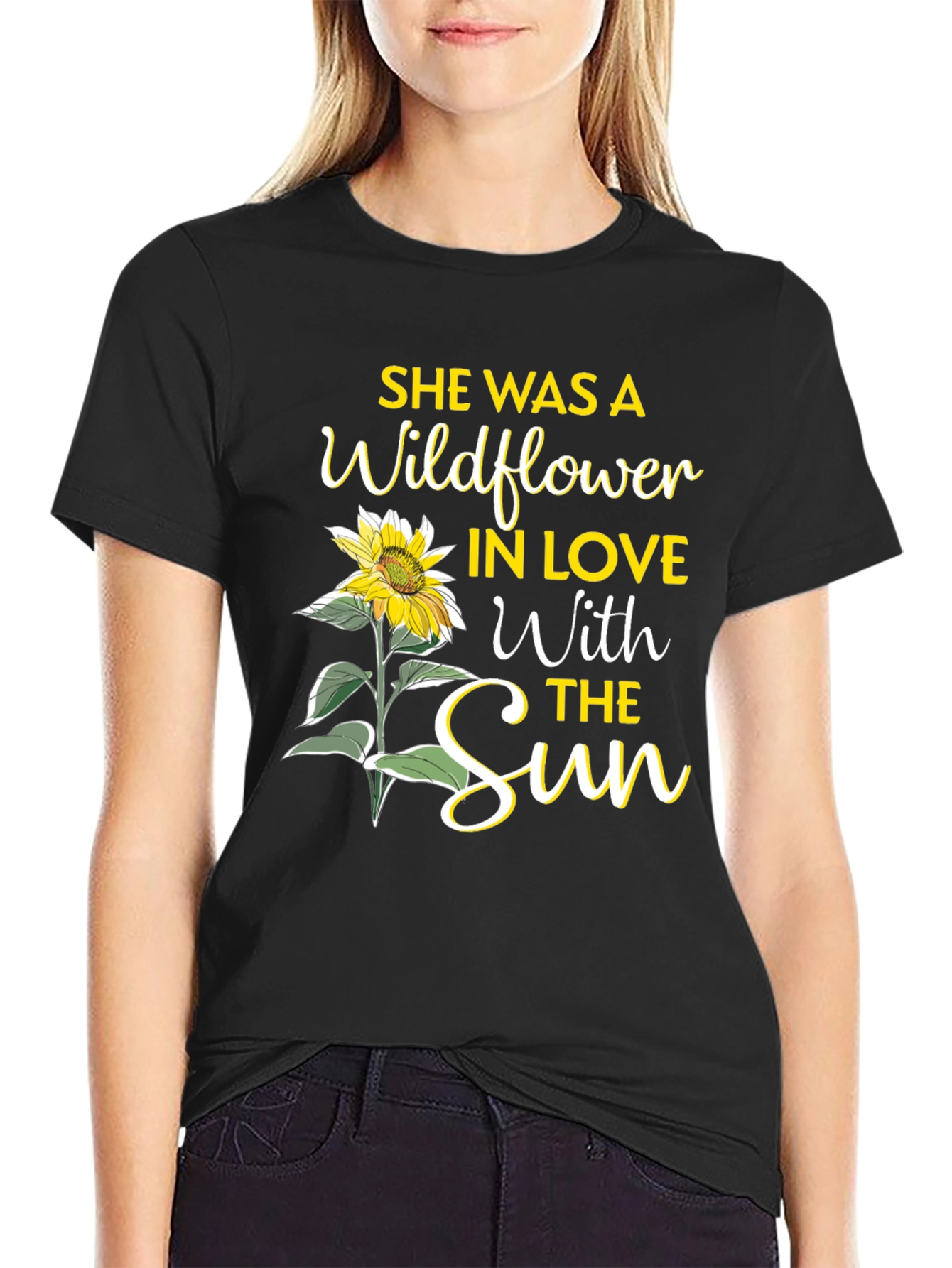 Wildflower in Love with the Sun Graphic Tee