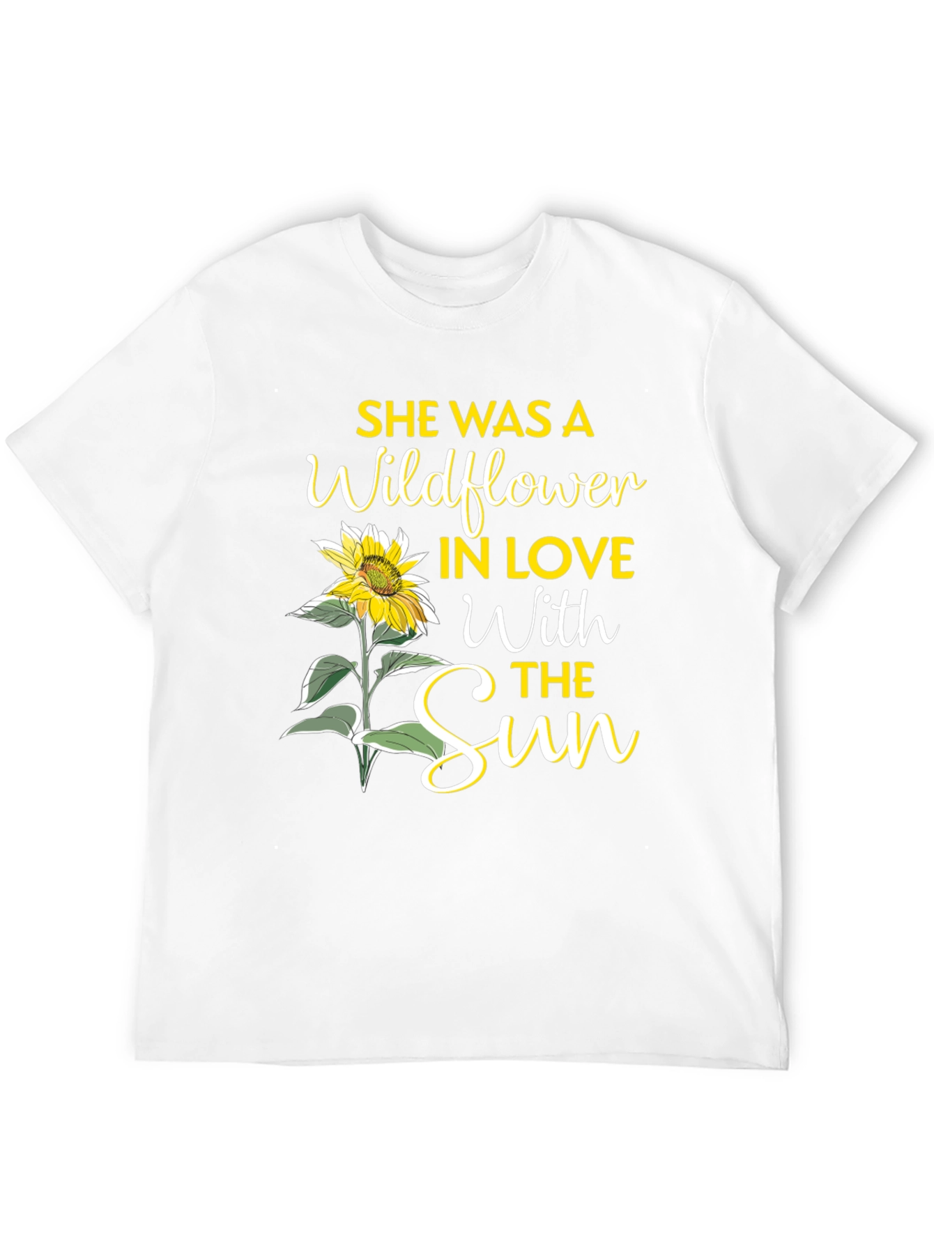 Wildflower in Love with the Sun Graphic Tee