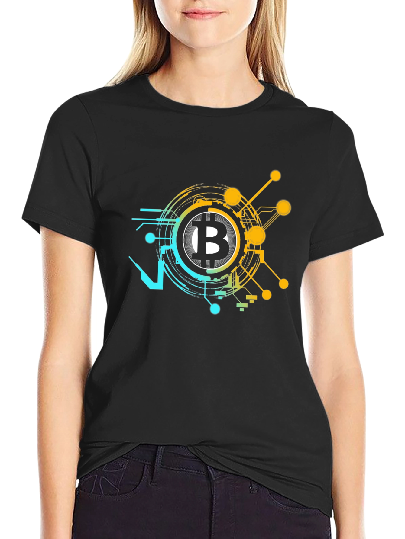 Bitcoin Circuit T-Shirt - Crypto Currency Fashion