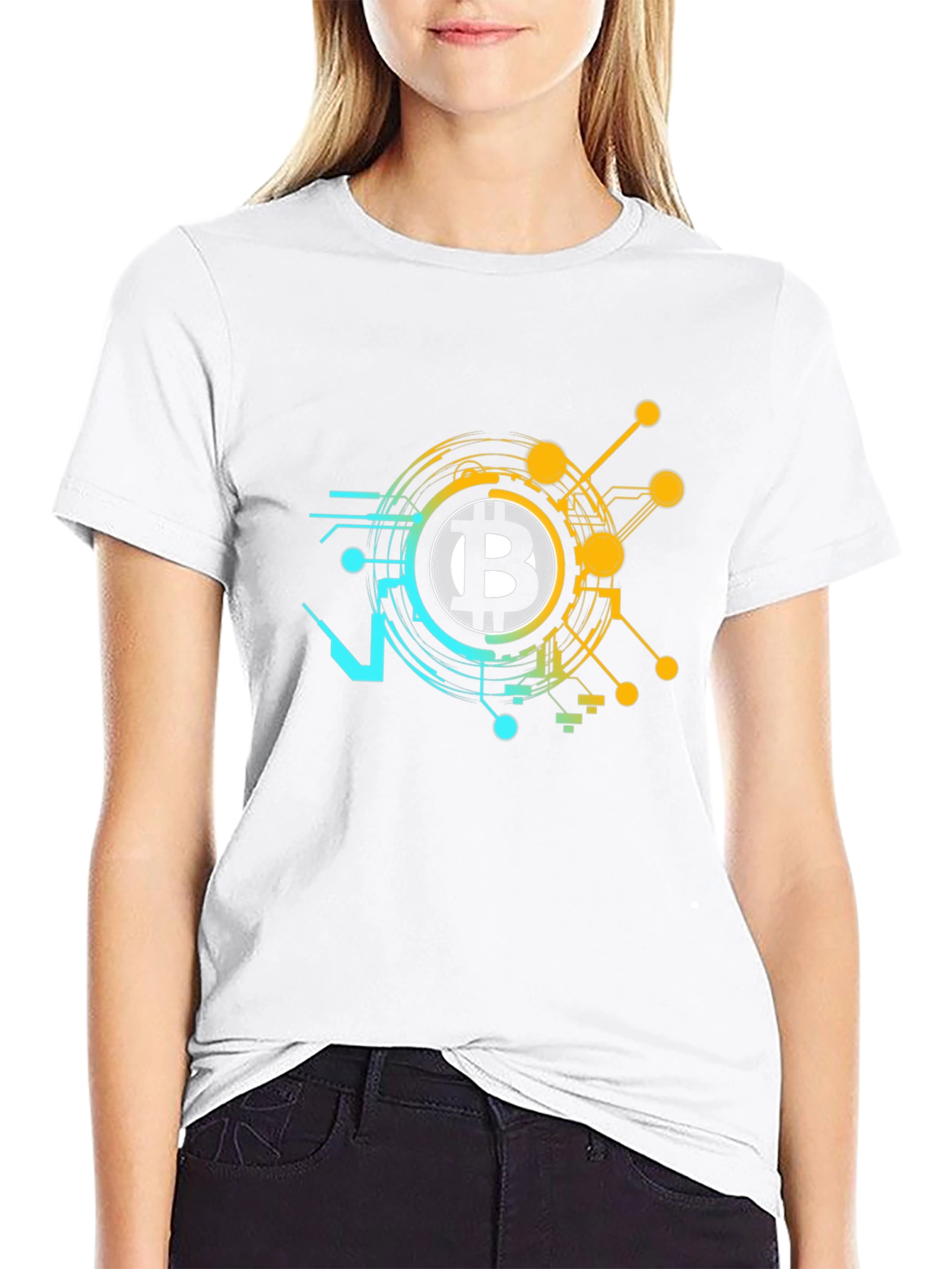 Bitcoin Circuit T-Shirt - Crypto Currency Fashion