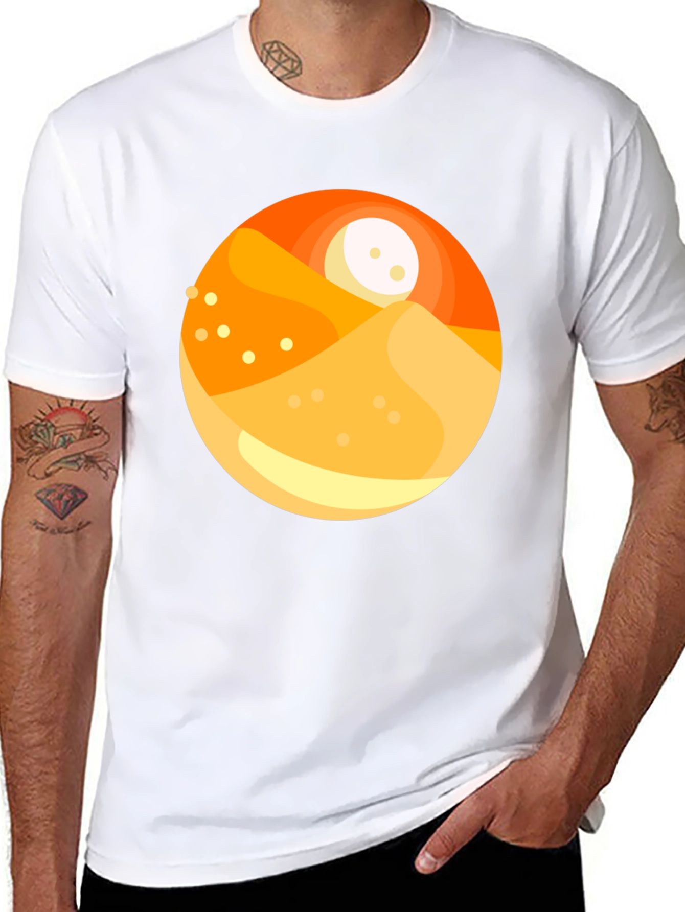 Desert Sunset Graphic T-Shirt - Trendy Casual Wear