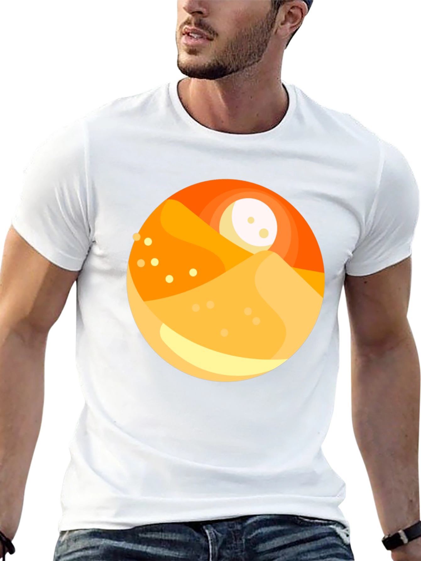 Desert Sunset Graphic T-Shirt - Trendy Casual Wear