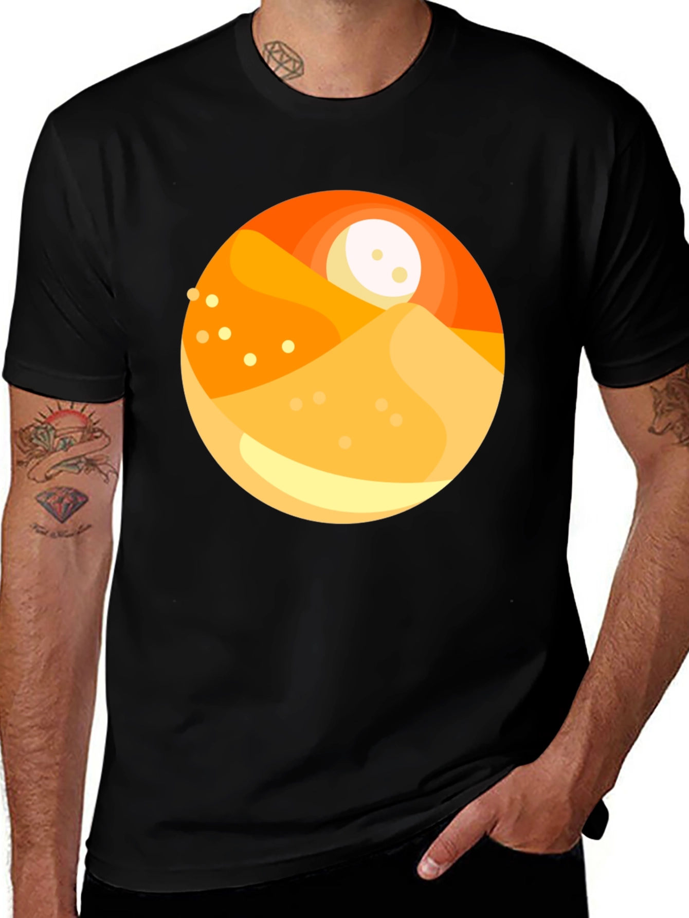 Desert Sunset Graphic T-Shirt - Trendy Casual Wear