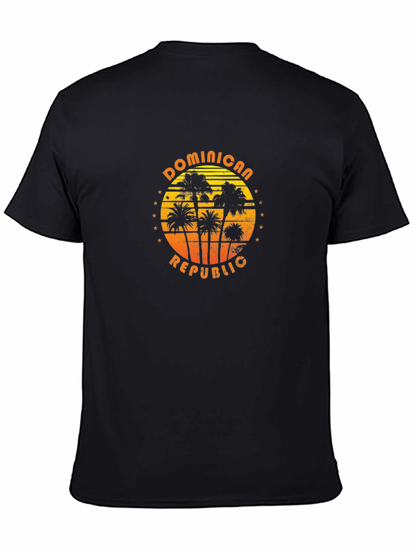 Dominican Republic Palm Tree Graphic T-Shirt