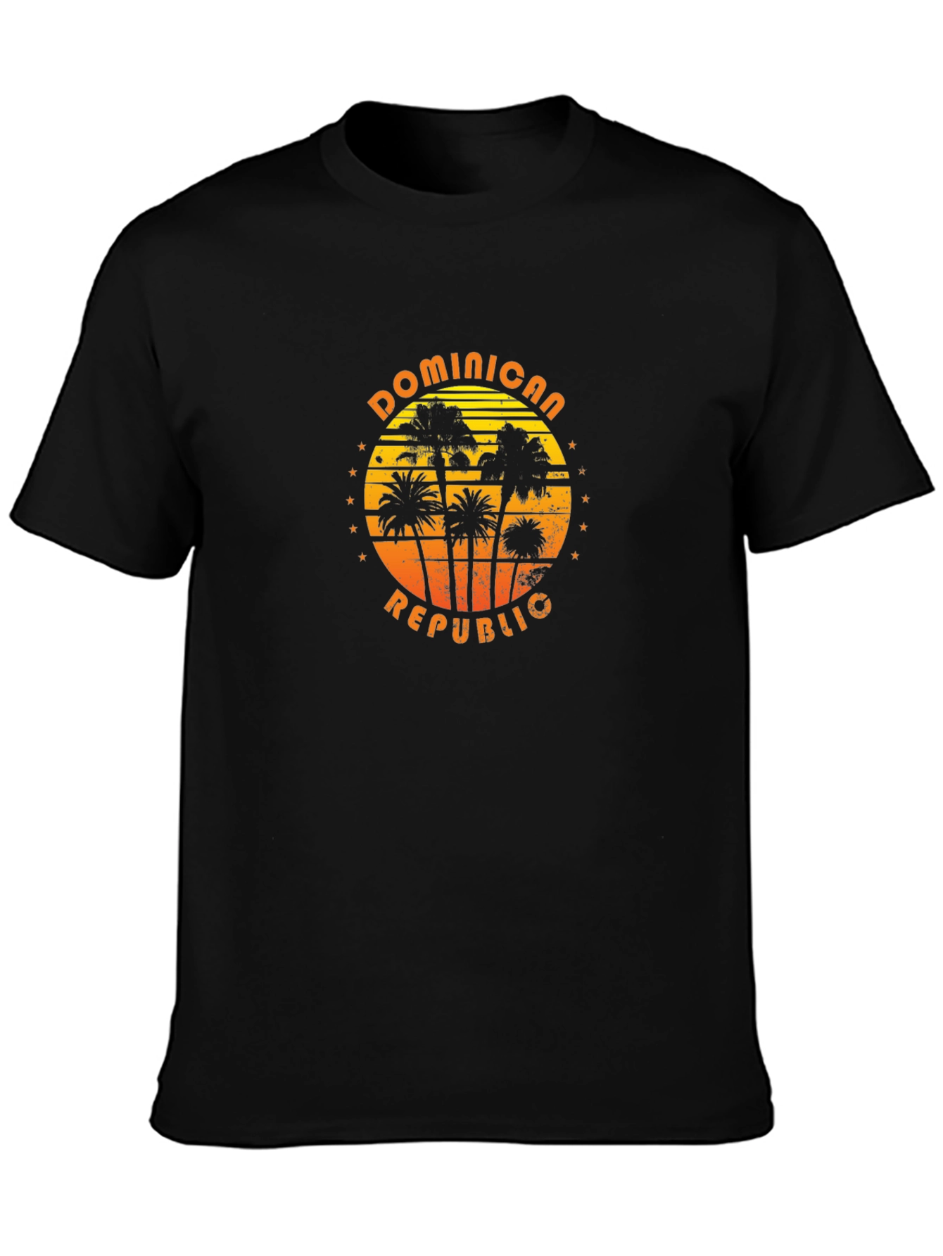 Dominican Republic Palm Tree Graphic T-Shirt