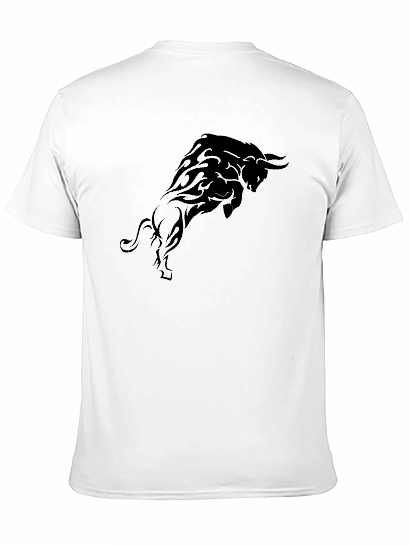Black Bull Graphic T-Shirt - Bold Statement Tee