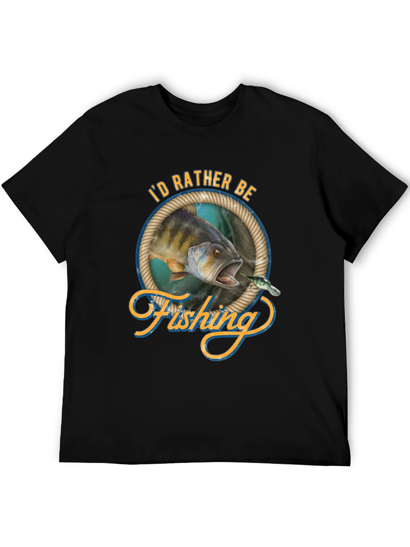Fishing Graphic Tee - Id Rather Be Fishing!