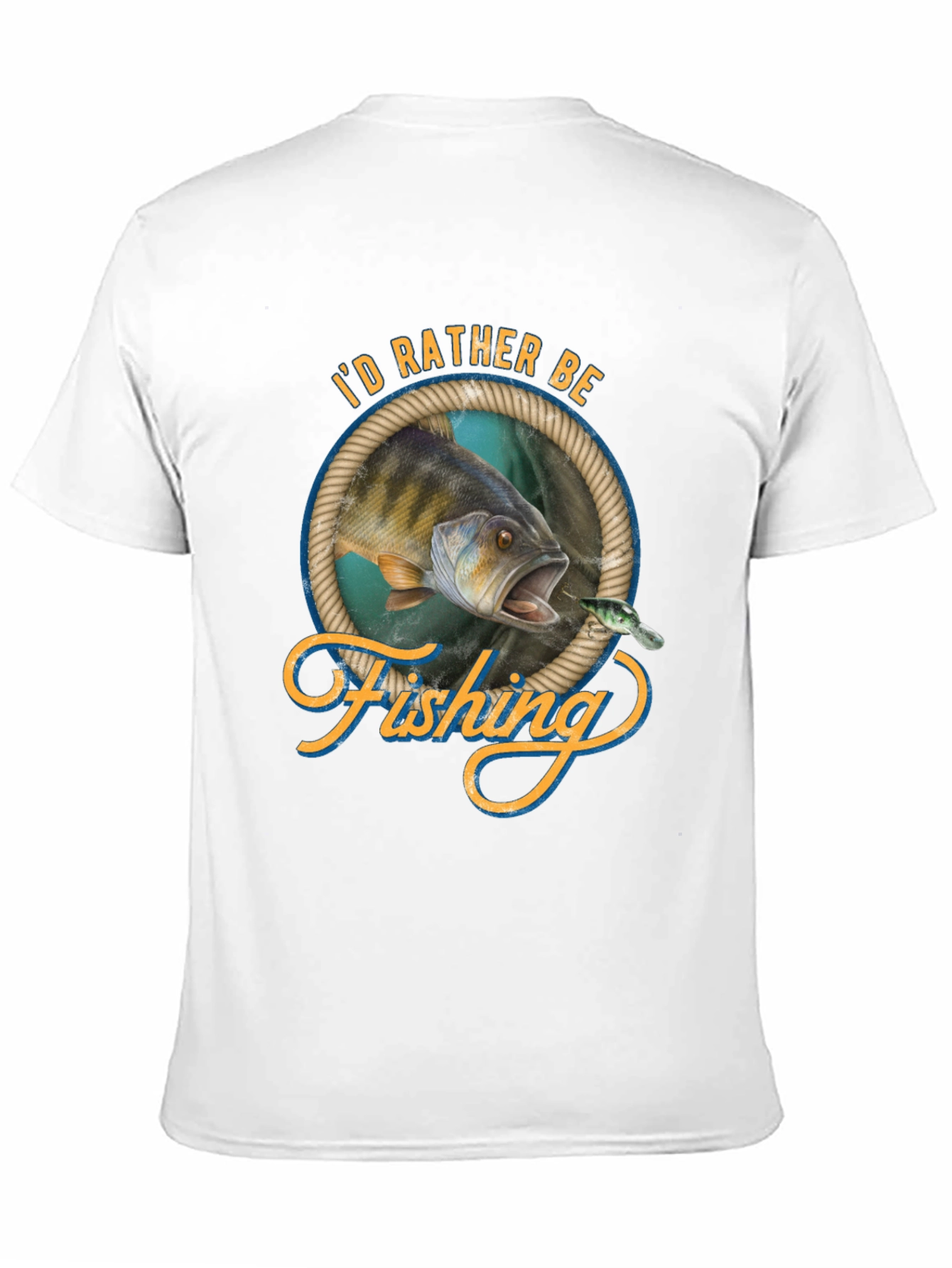 Fishing Graphic Tee - Id Rather Be Fishing!