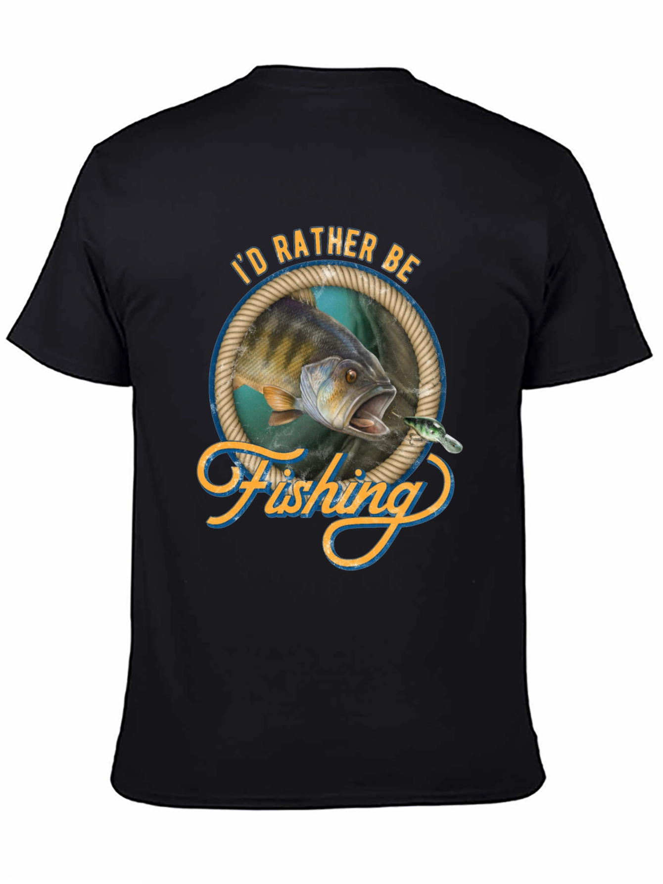 Fishing Graphic Tee - Id Rather Be Fishing!