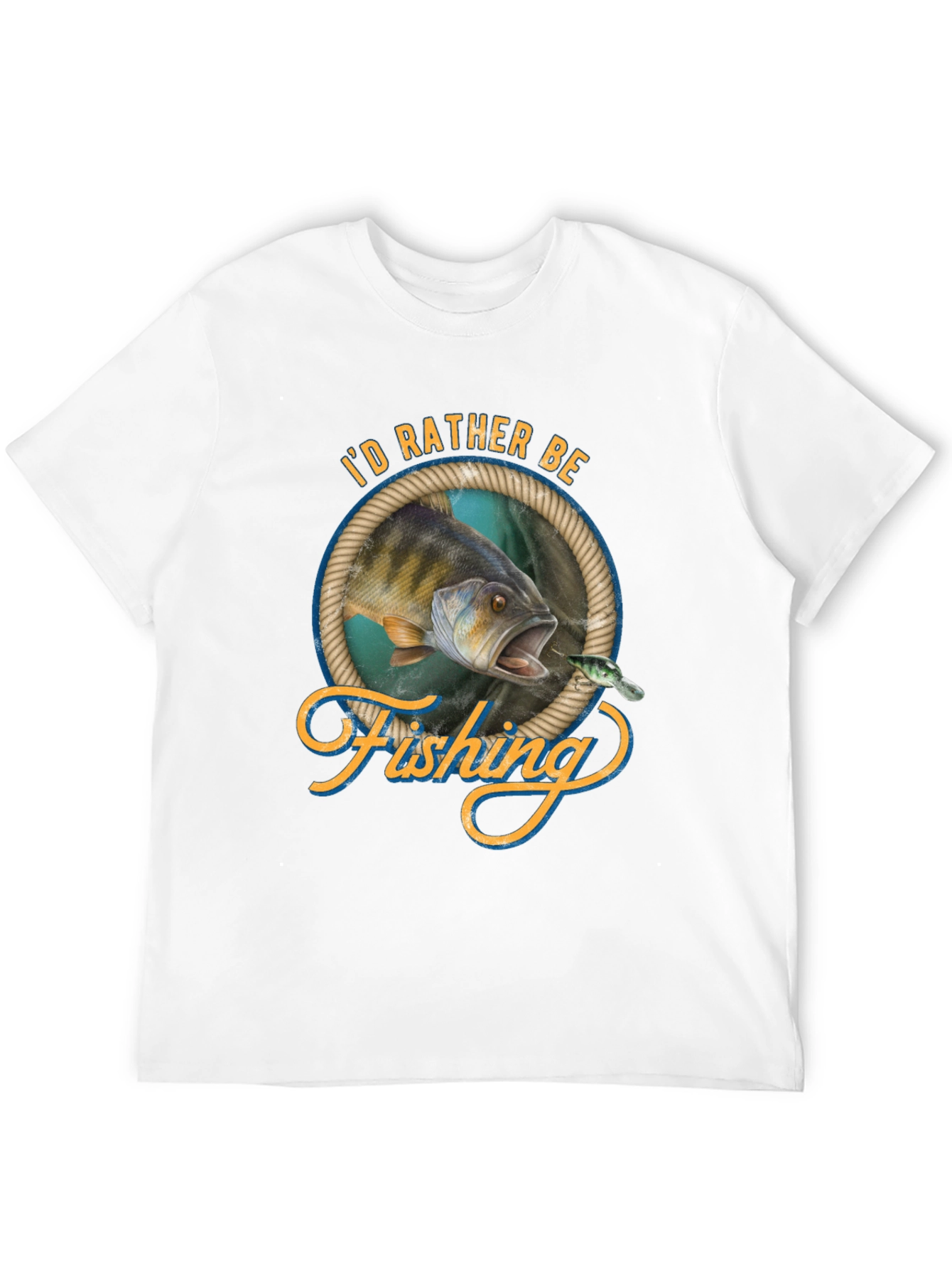 Fishing Graphic Tee - Id Rather Be Fishing!
