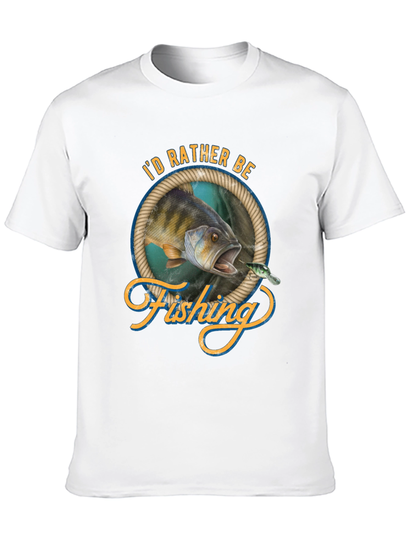 Fishing Graphic Tee - Id Rather Be Fishing!