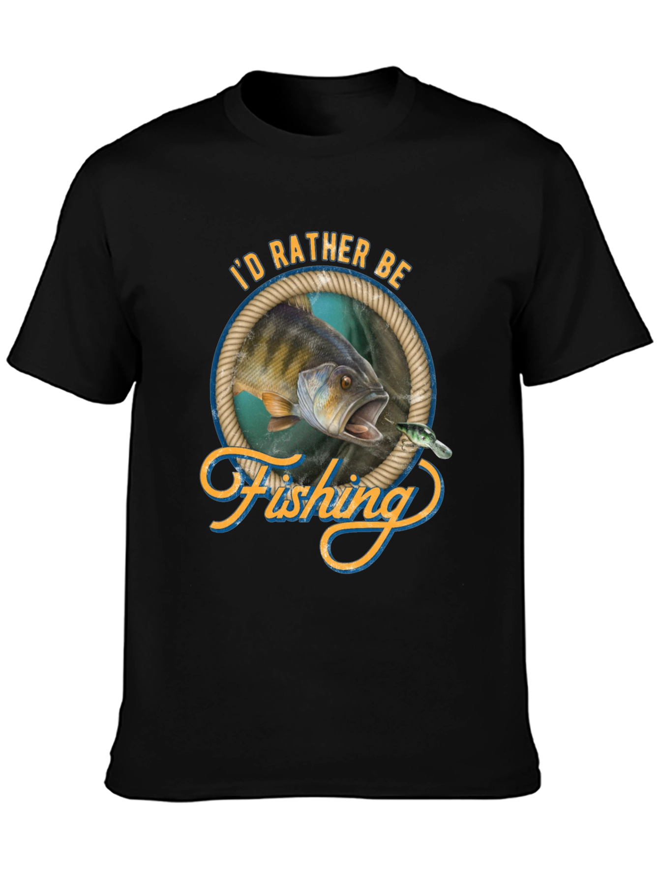 Fishing Graphic Tee - Id Rather Be Fishing!