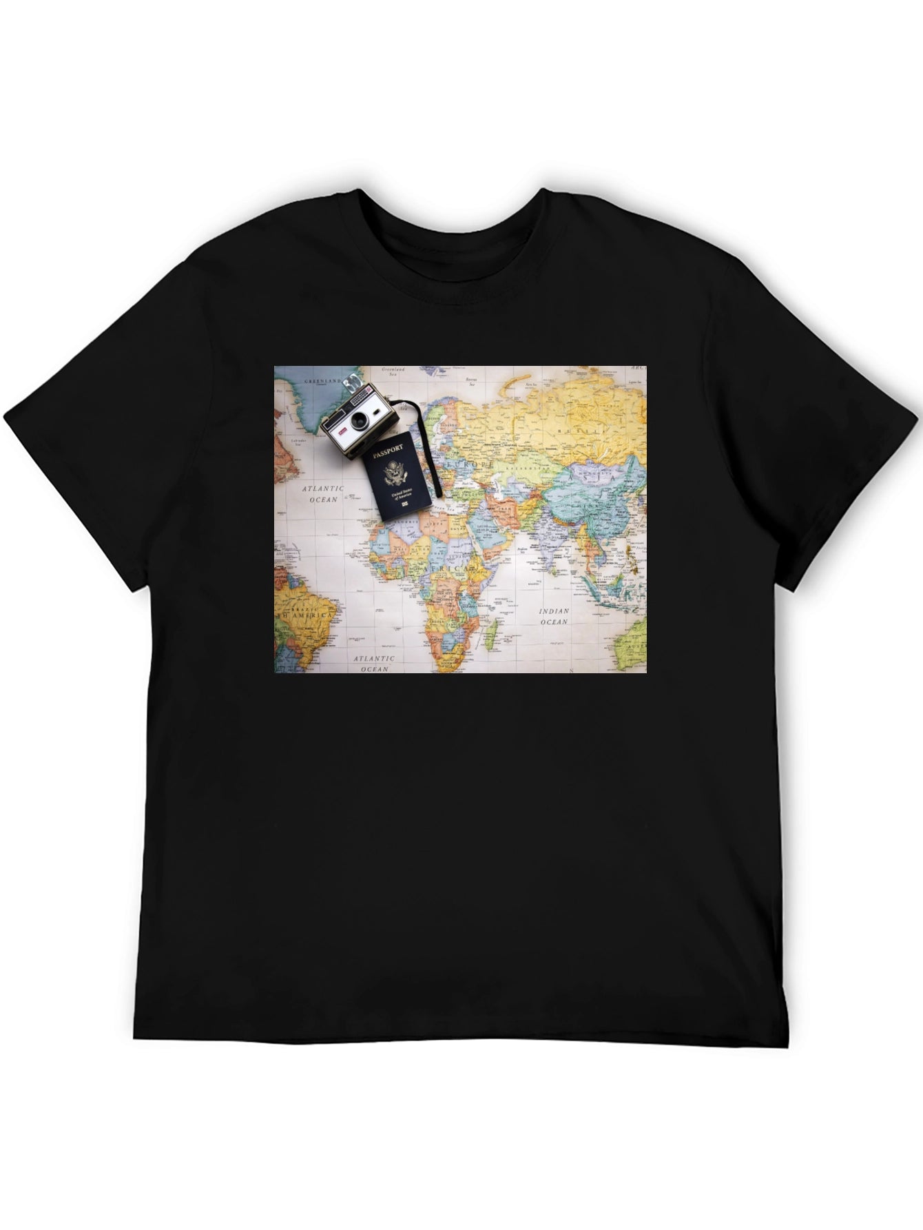 World Map Travel T-Shirt