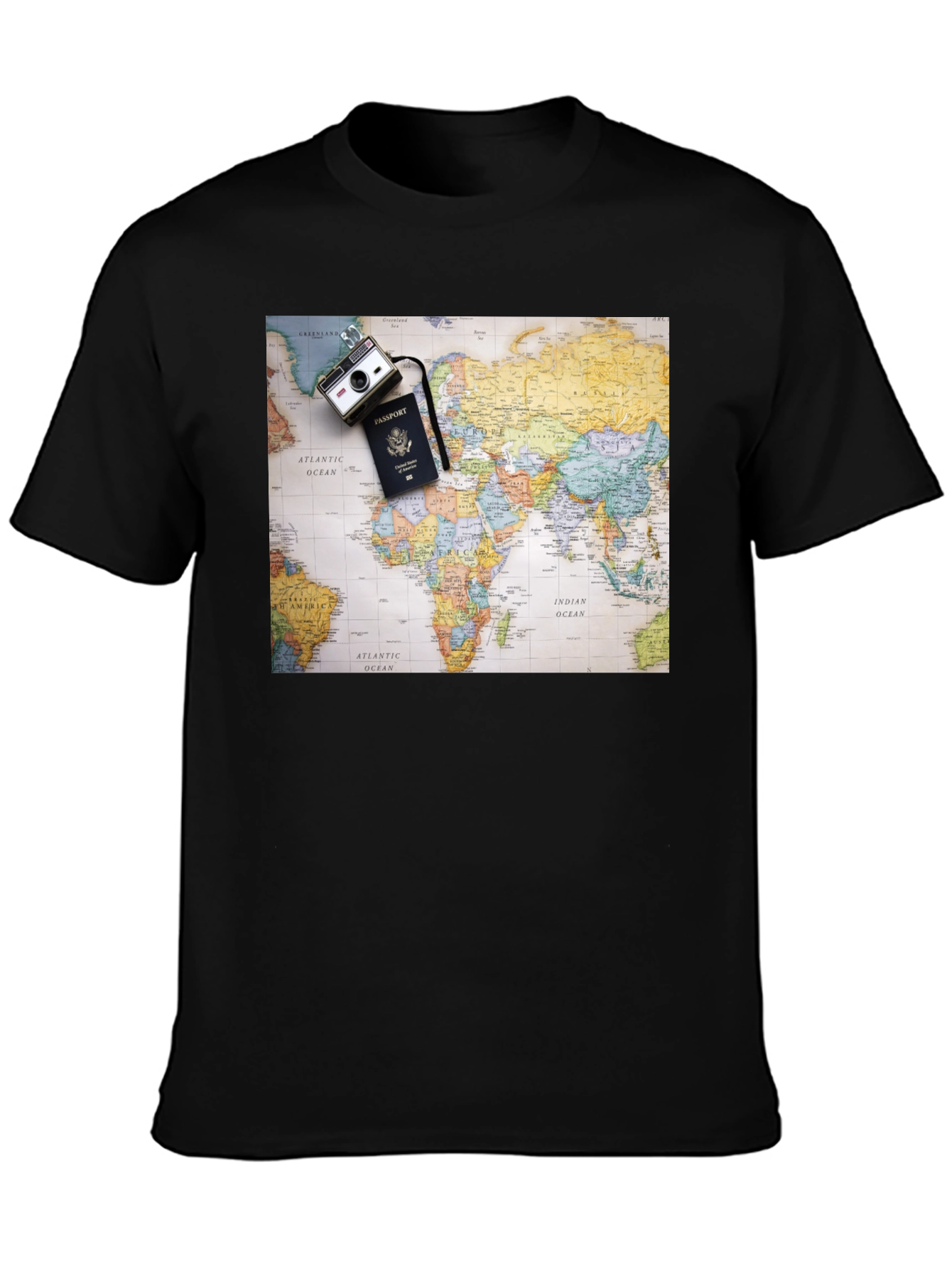 World Map Travel T-Shirt