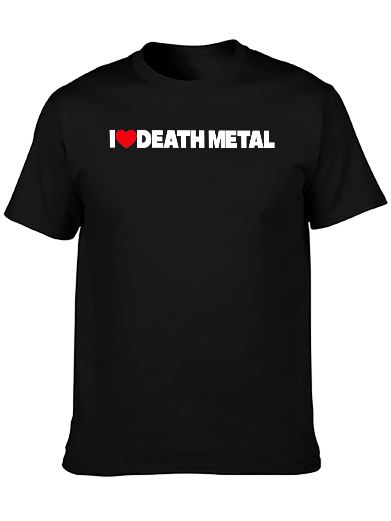 I Heart Death Metal Black T-Shirt