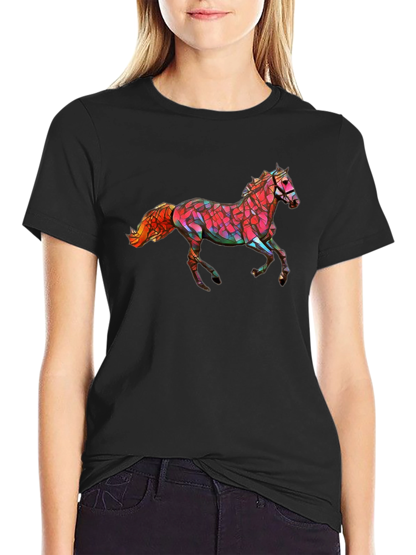 Geometric Horse Graphic Tee