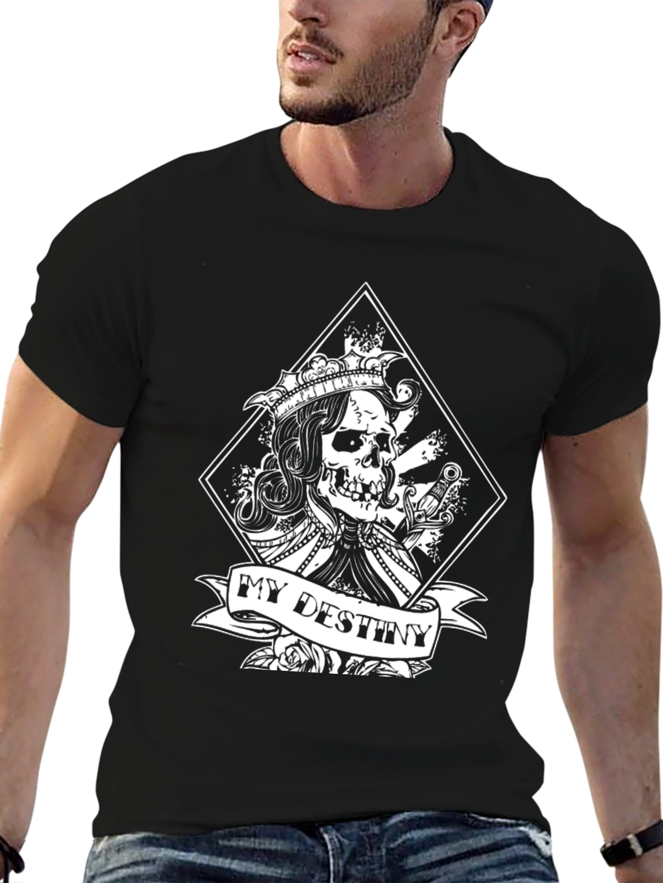 My Destiny Graphic Tee - Skull King T-Shirt