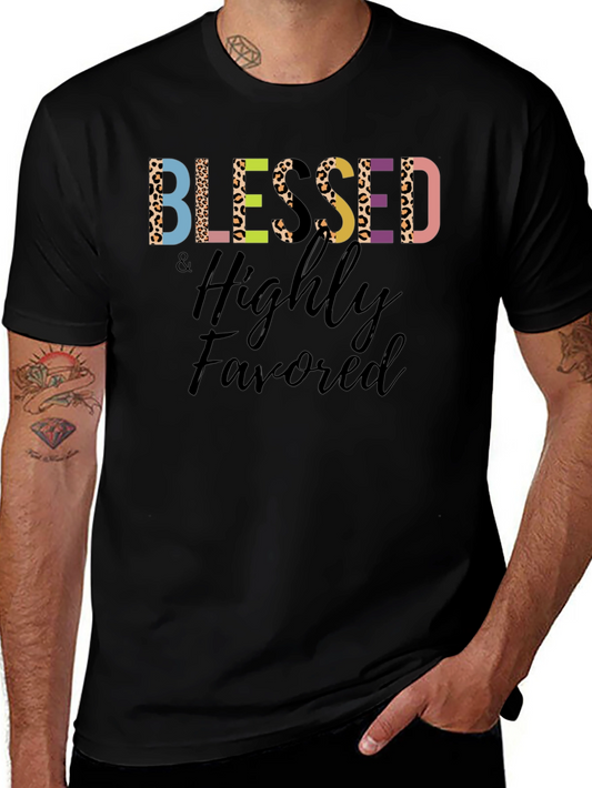 Blessed & Highly Favored Graphic Tee