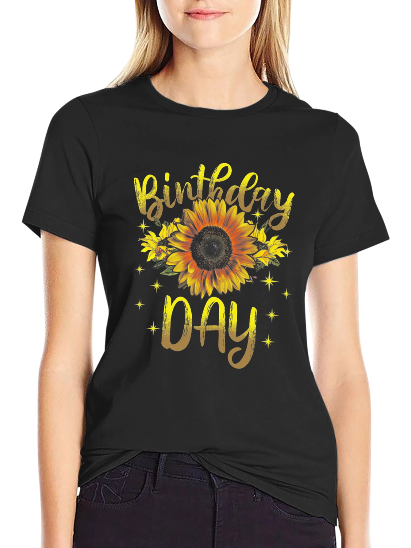 Birthday Sunflower Graphic Tee