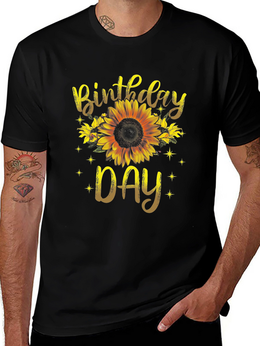 Birthday Sunflower Graphic Tee