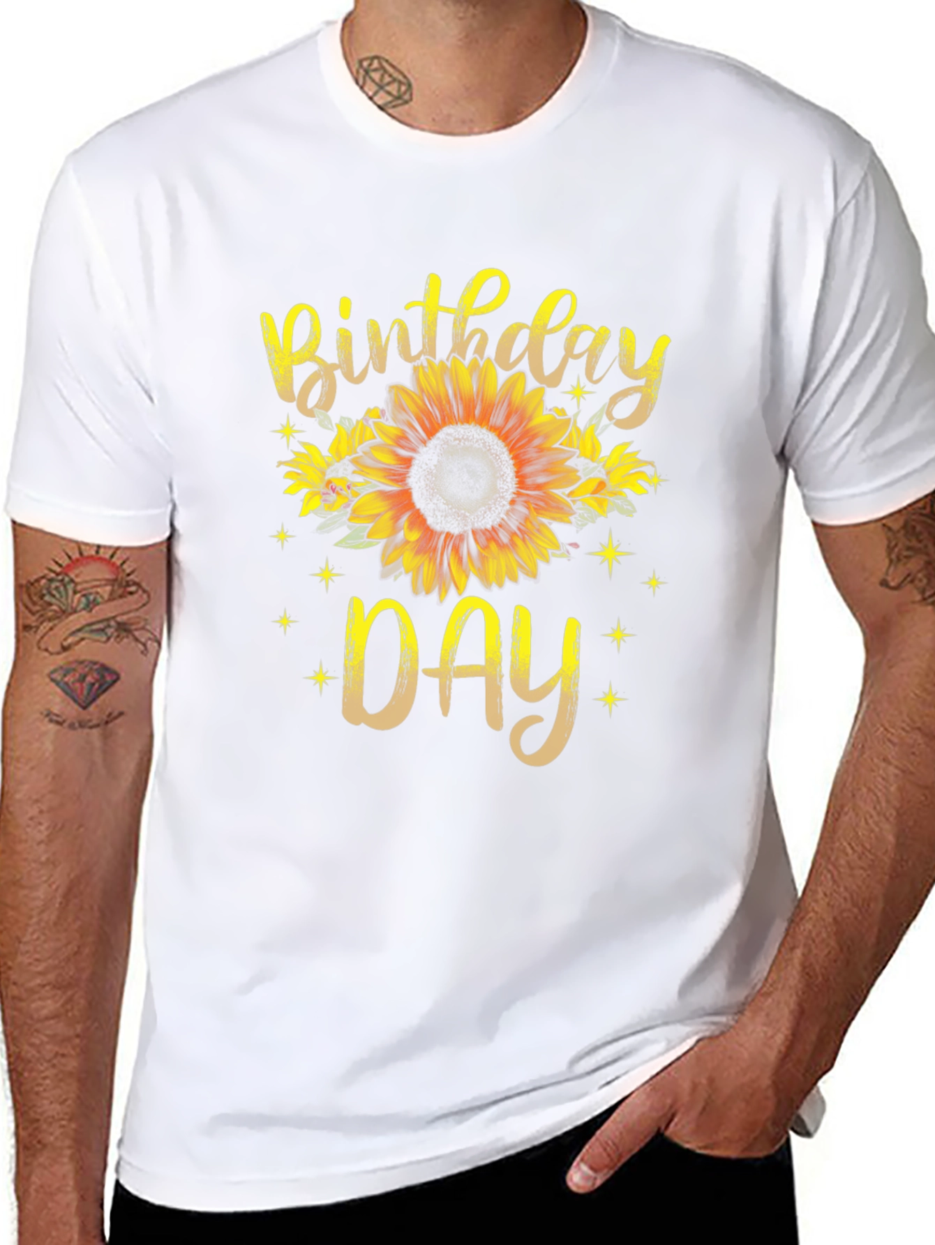 Birthday Sunflower Graphic Tee