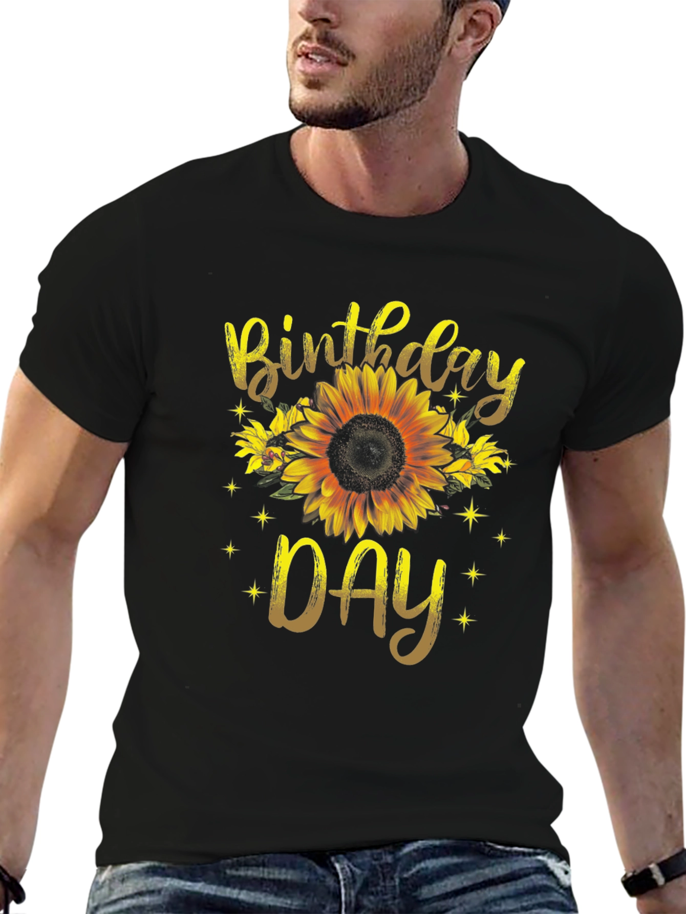 Birthday Sunflower Graphic Tee