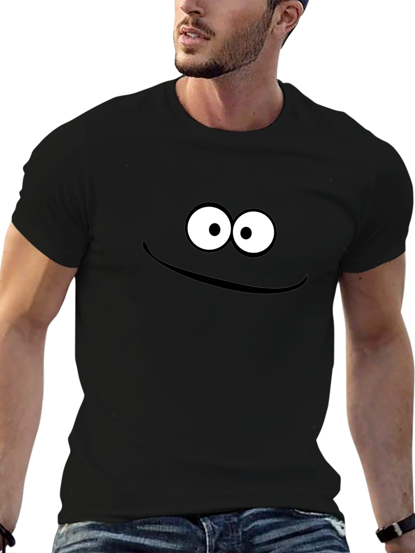 Funny Face Graphic T-Shirt - Soft Cotton Tee