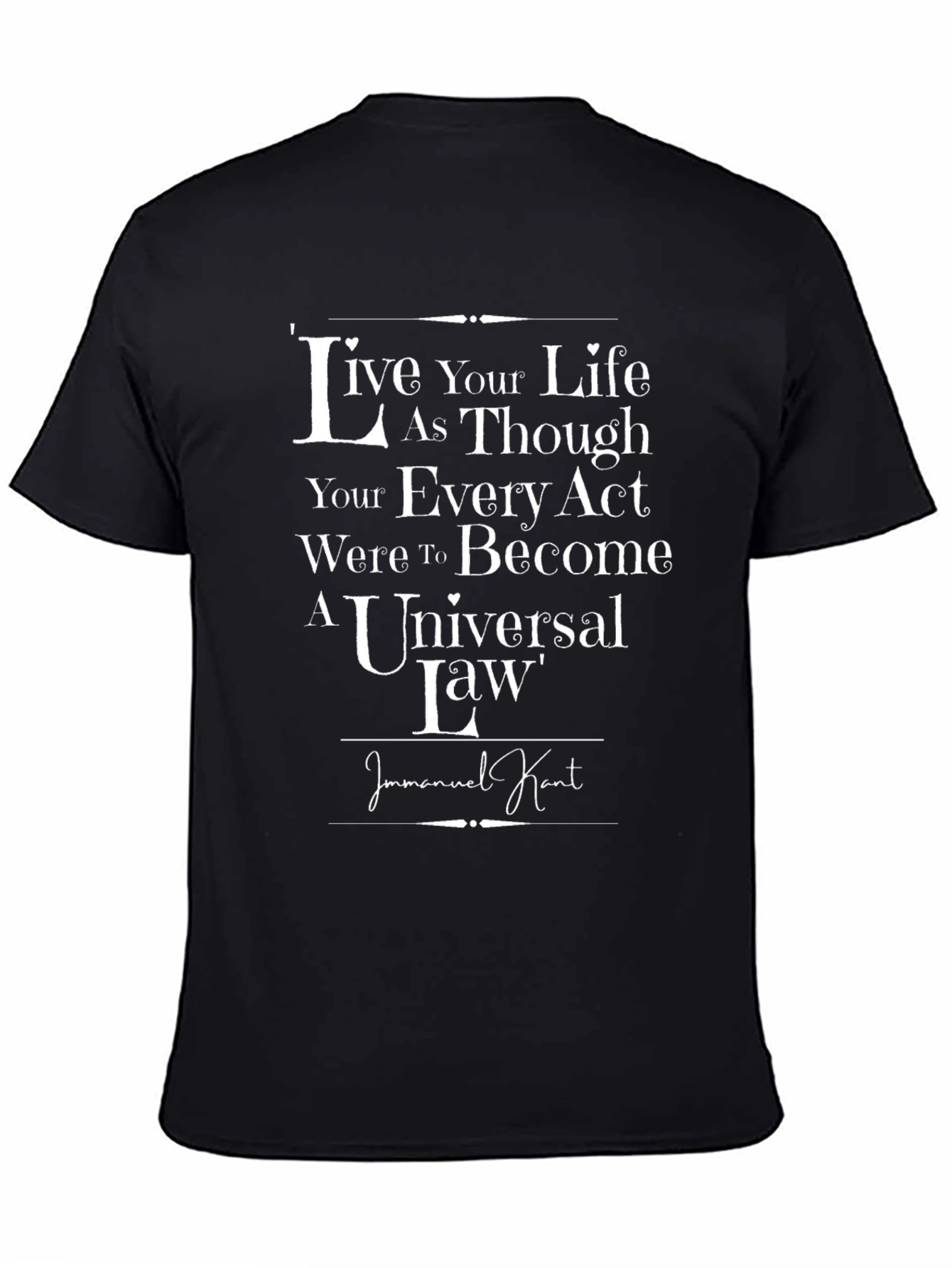 Live Your Life Philosophy T-Shirt