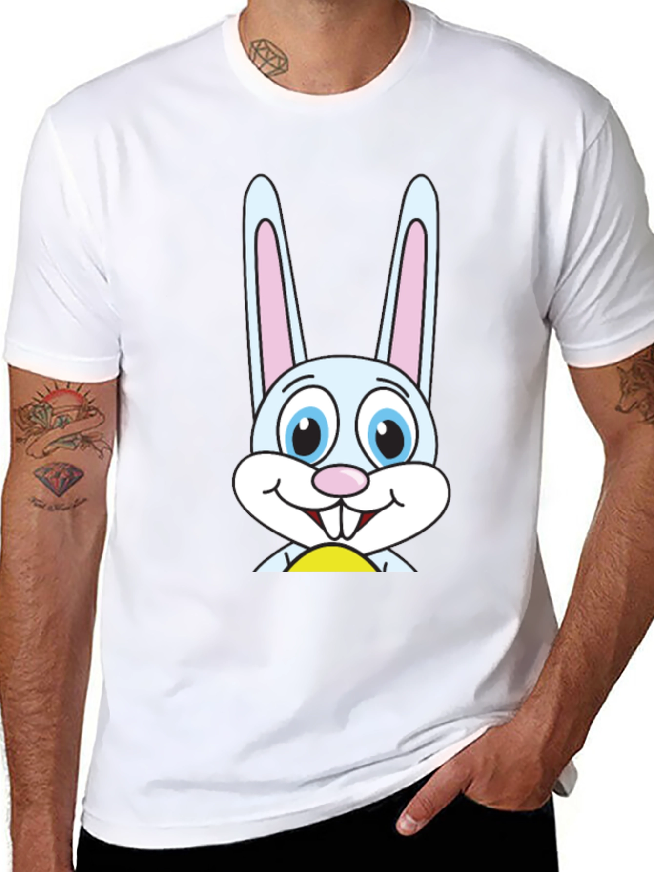 Bunny Rabbit Graphic Tee - Soft Cotton Casual Wear