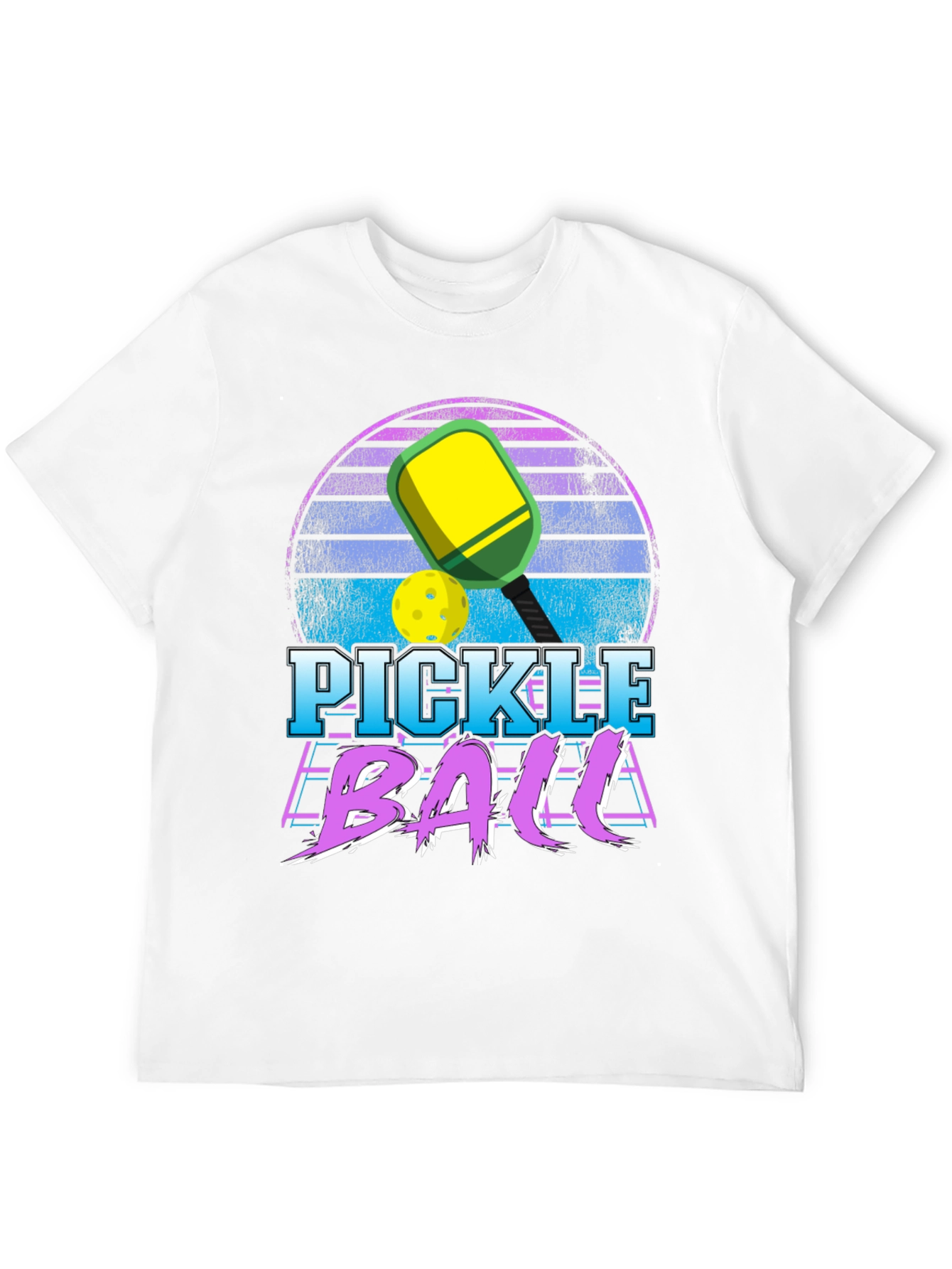 Retro Pickleball Graphic T-Shirt
