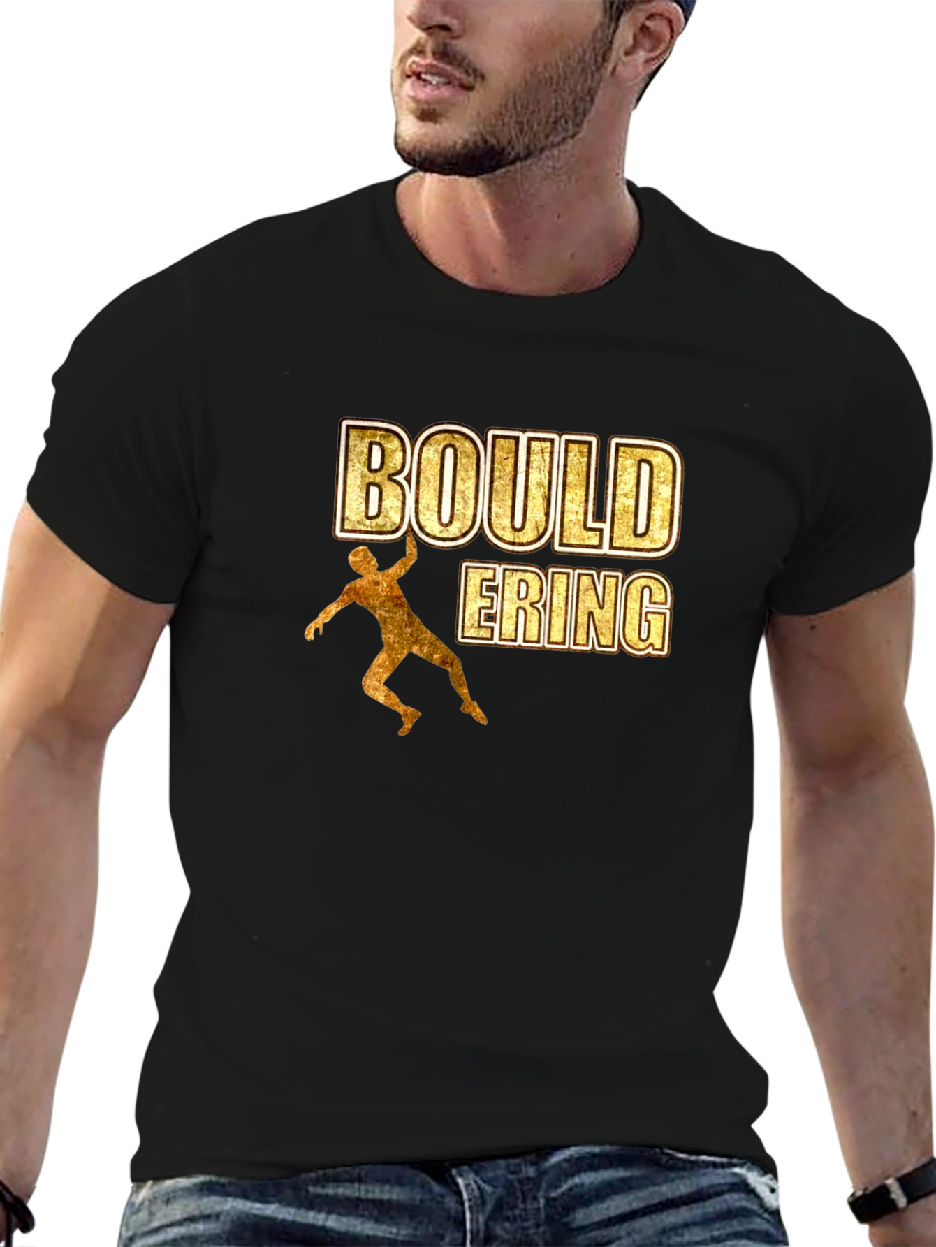 Bouldering T-Shirt - Rock Climbing Design