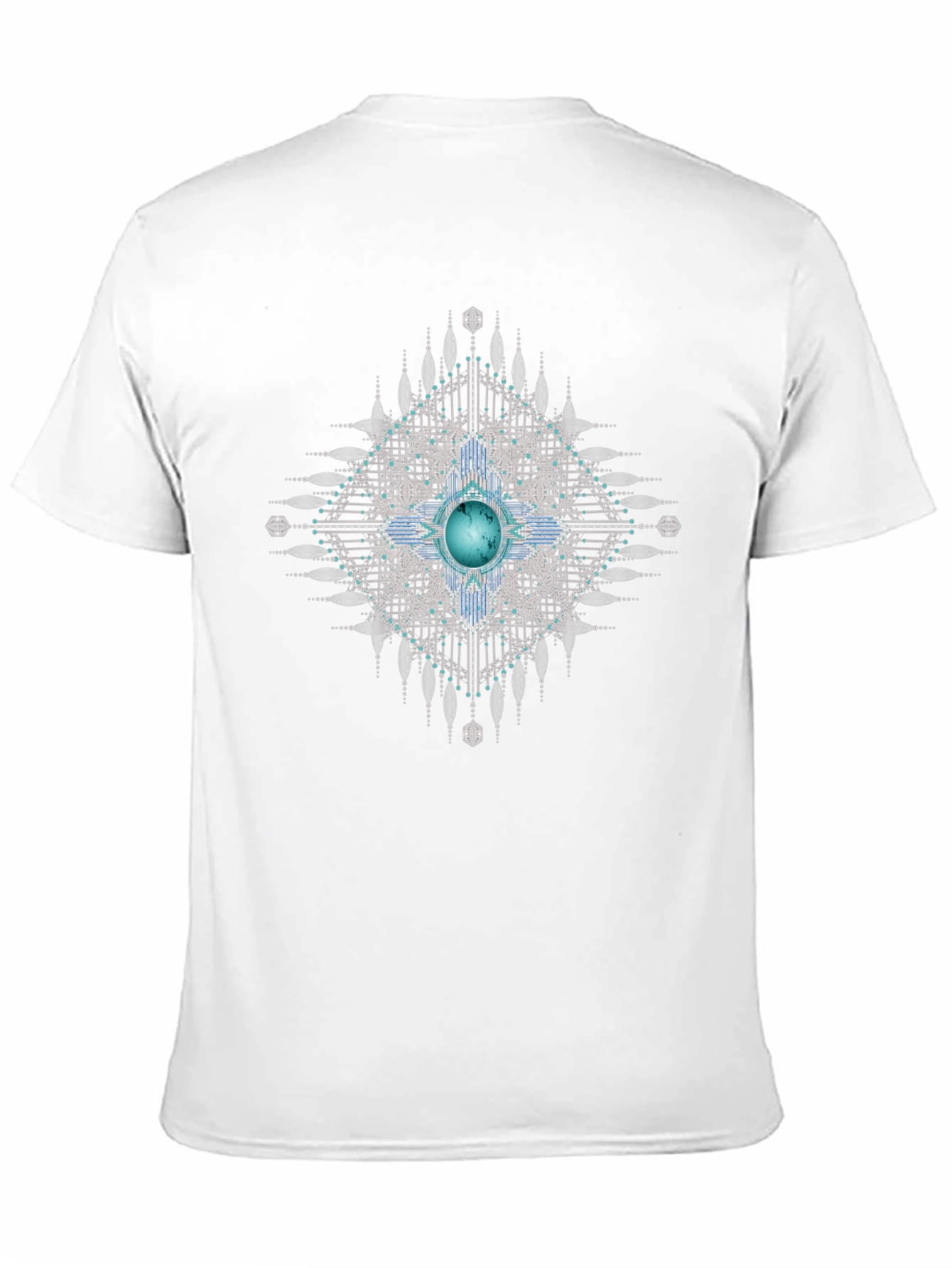 Geometric Gem Black T-Shirt