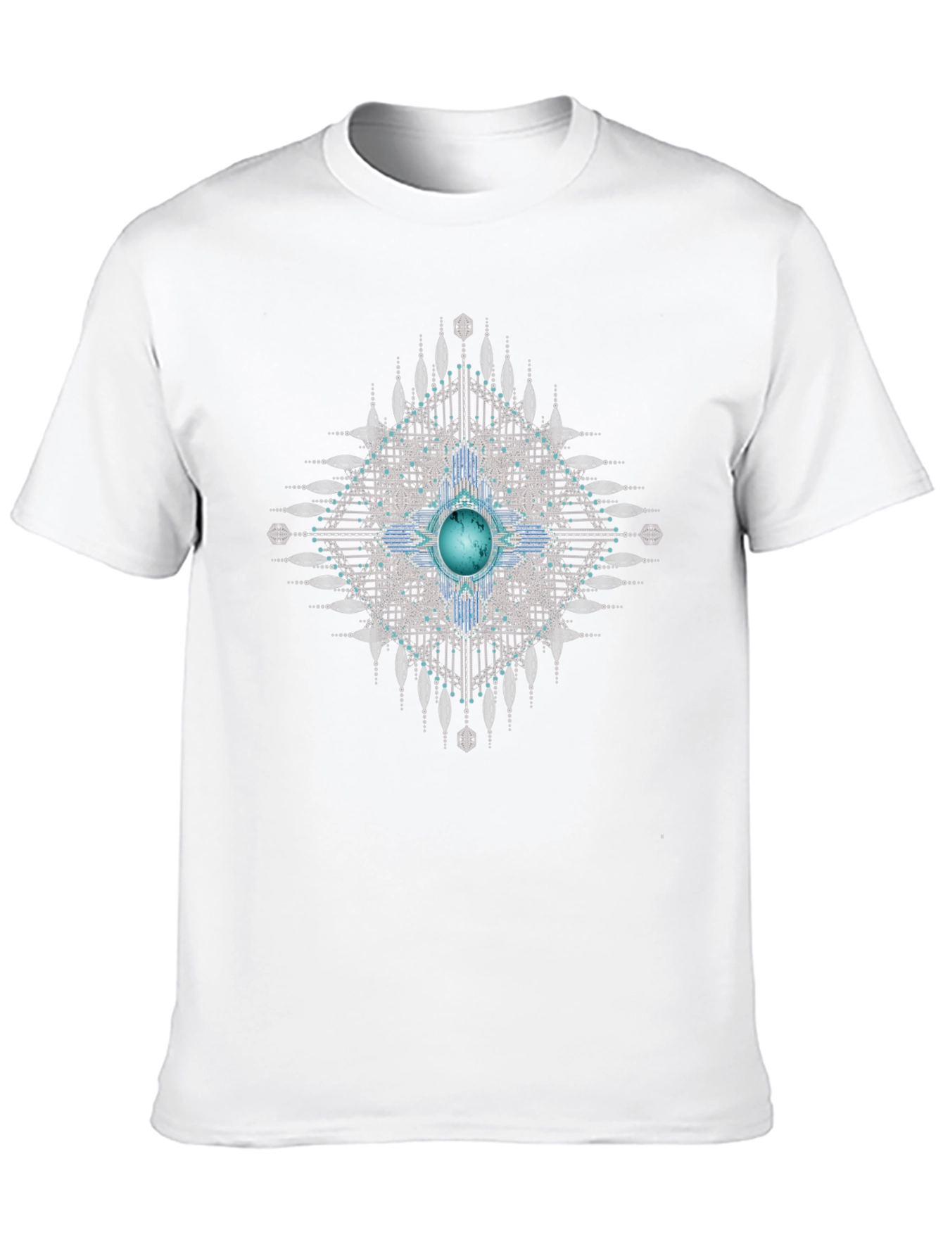 Geometric Gem Black T-Shirt