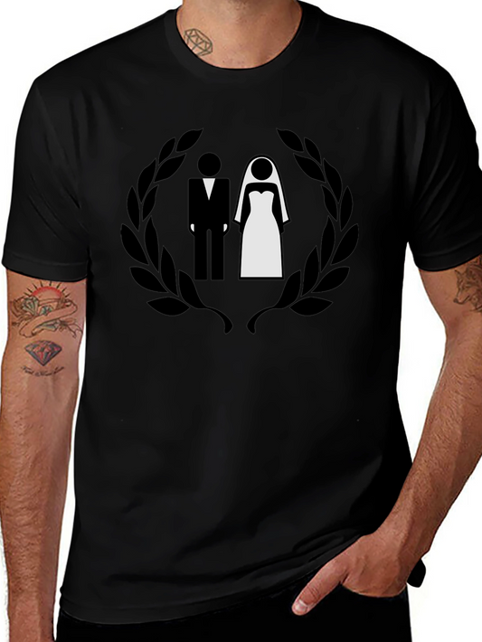 Bride and Groom Graphic Tee - Wedding Shirt