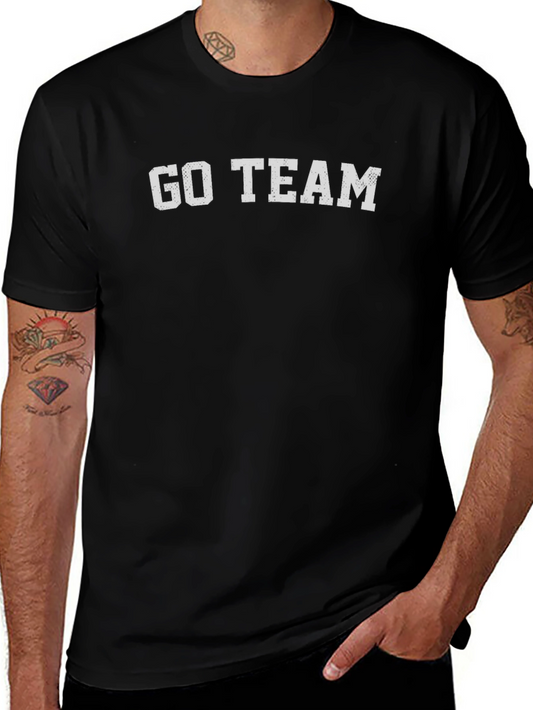 Go Team Graphic Tee - Black T-Shirt