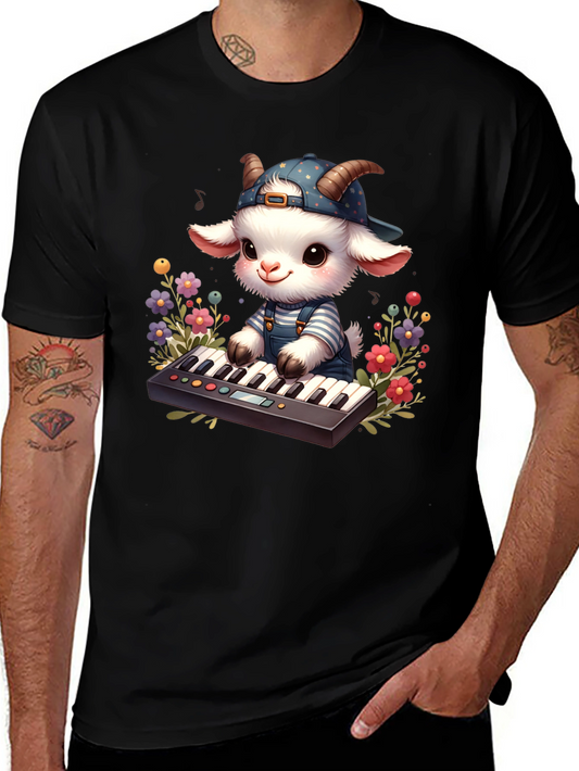 Goat Musician T-Shirt