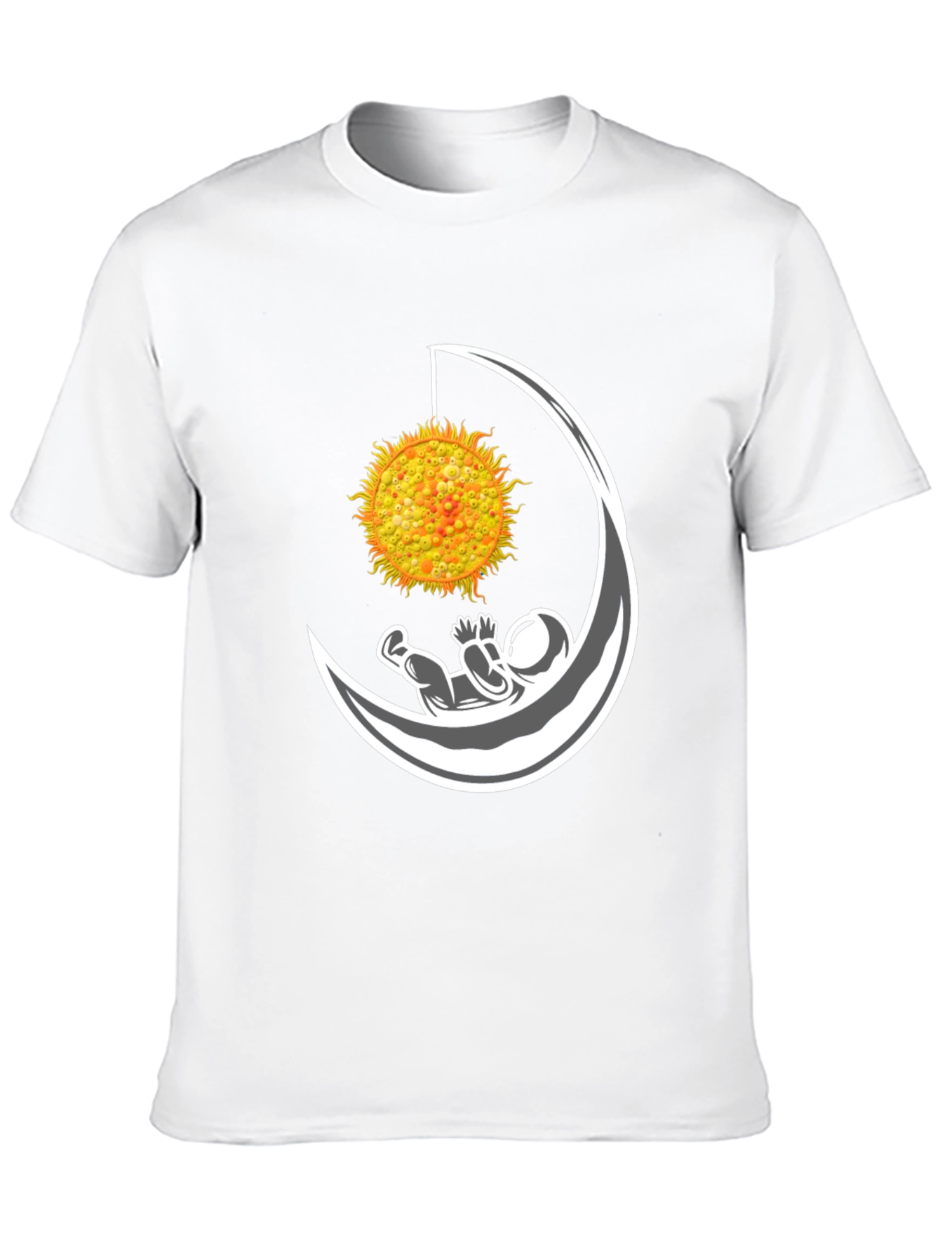 Astronaut in Moon with Sun T-Shirt