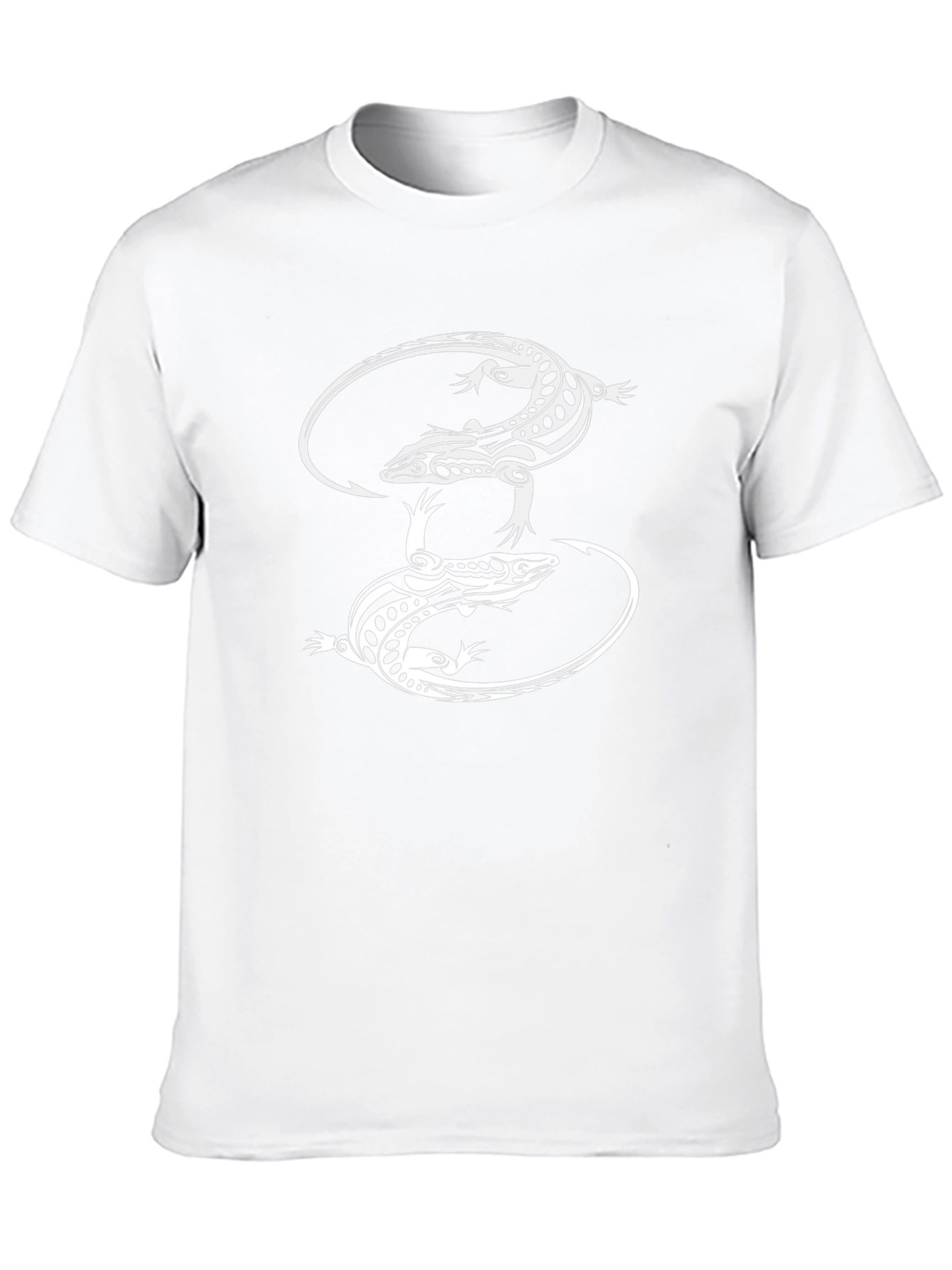 Lizard Print Tee - Stylish Graphic T-Shirt