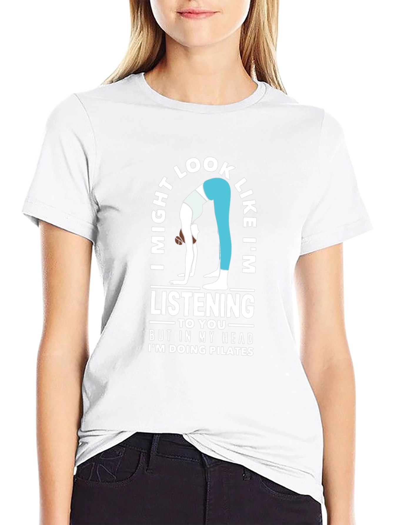 Pilates Mind T-Shirt - Funny Yoga Workout Tee