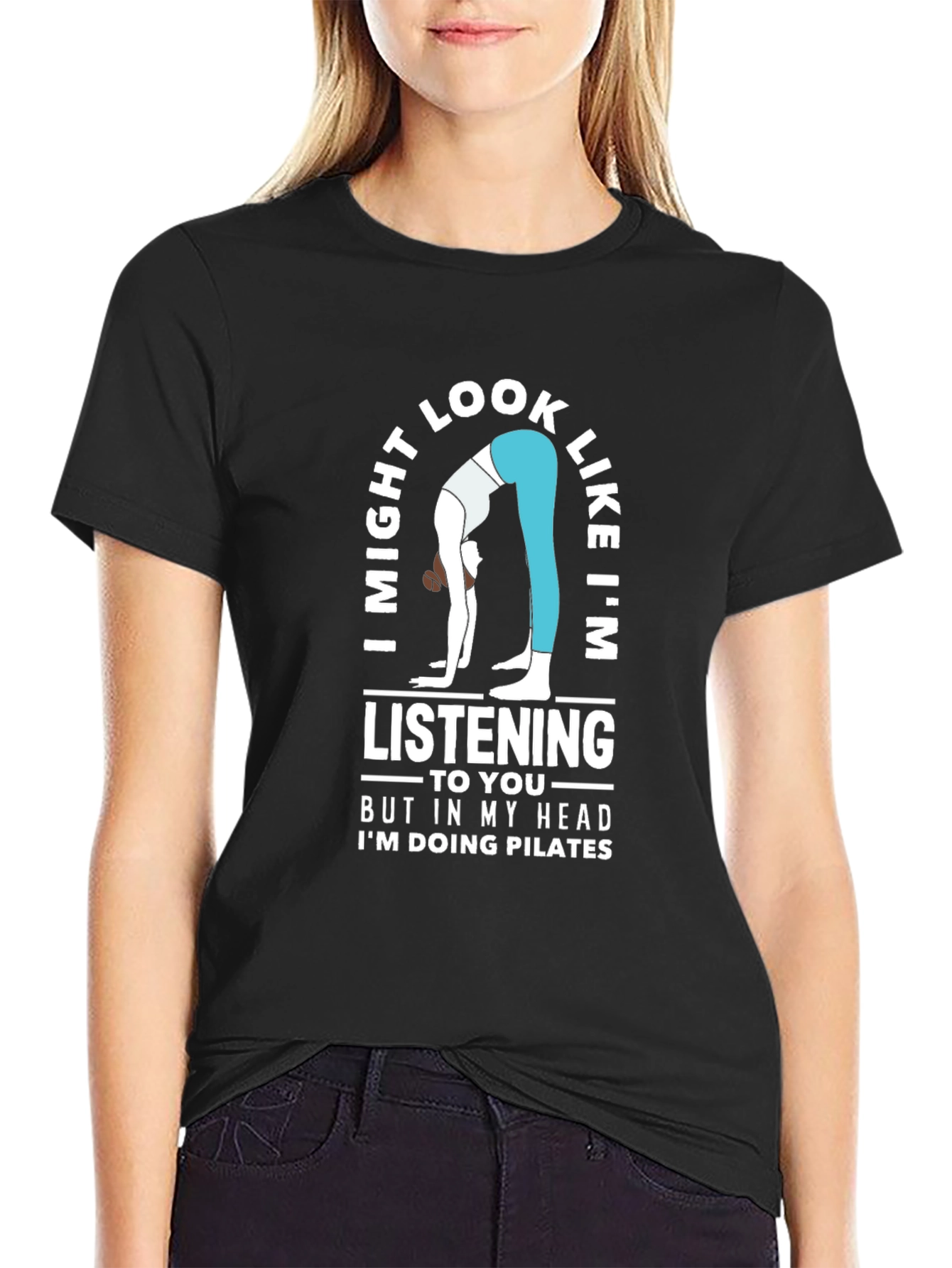 Pilates Mind T-Shirt - Funny Yoga Workout Tee