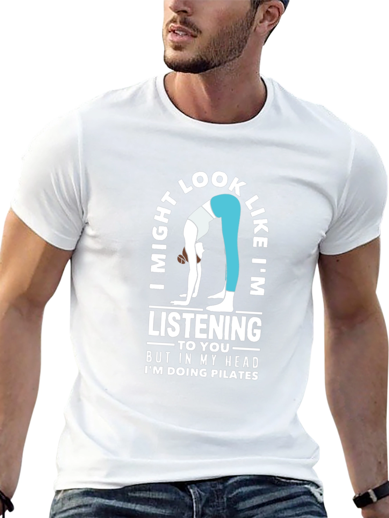 Pilates Mind T-Shirt - Funny Yoga Workout Tee