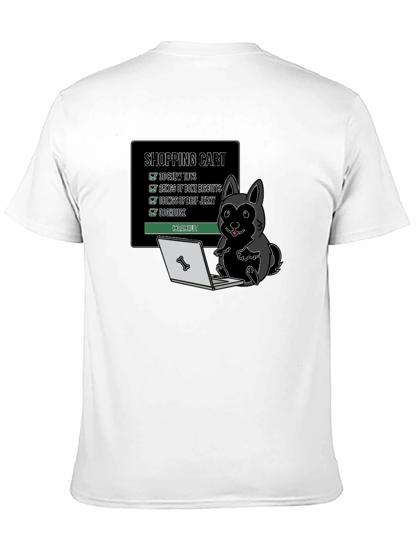 Dog Shopping Cart T-Shirt